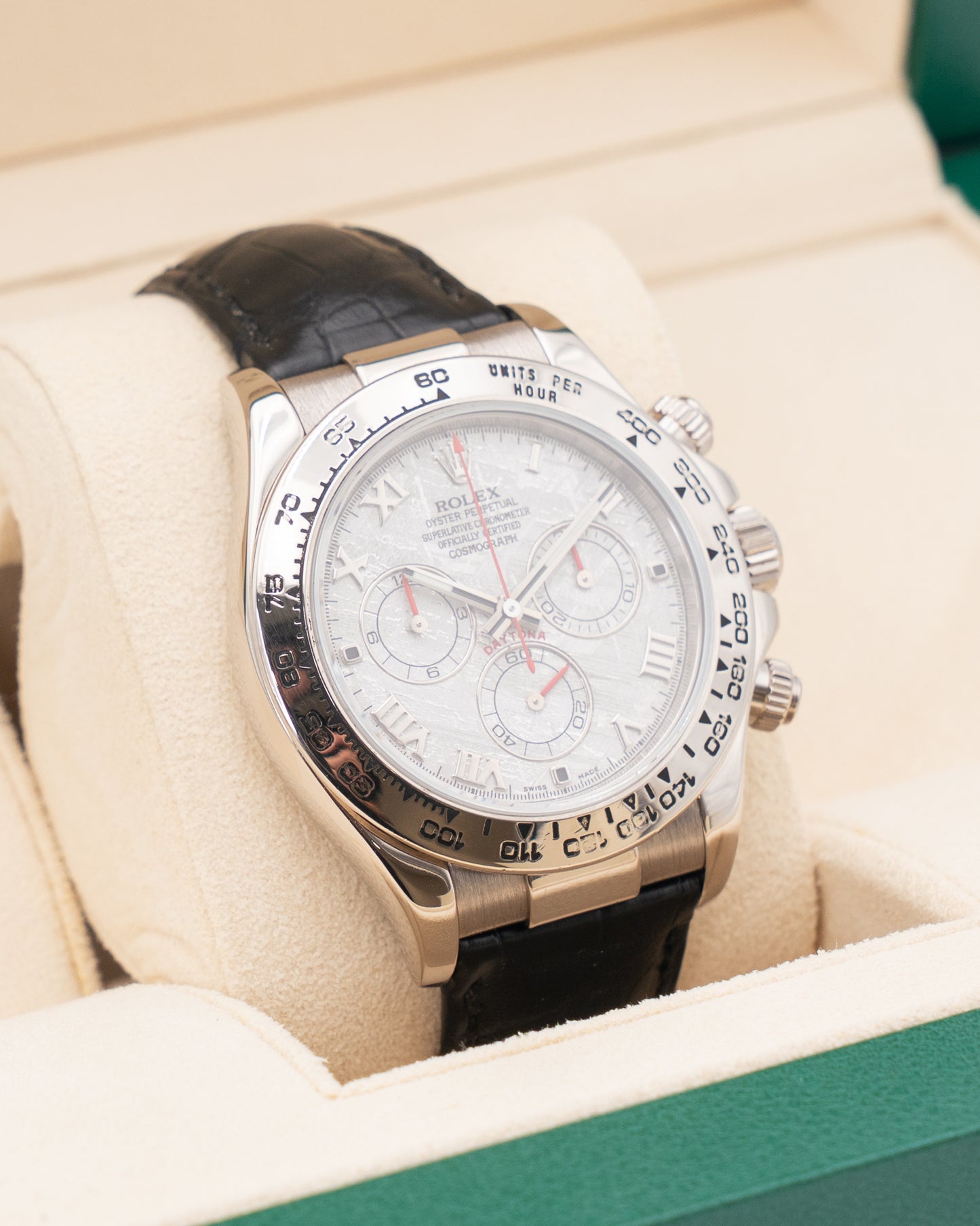 Rolex Daytona 40mm 116519 White Gold Meteorite Roman Dial 2003
