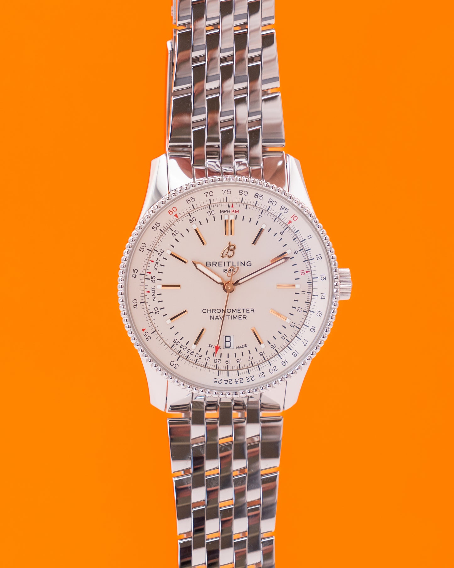 Breitling Navitimer Automatic 41mm Automatic Silver Dial