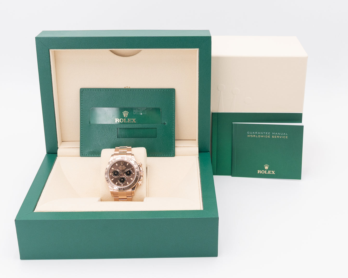 Rolex Daytona 40mm 116505 Rose Gold Chocolate Dial 2022