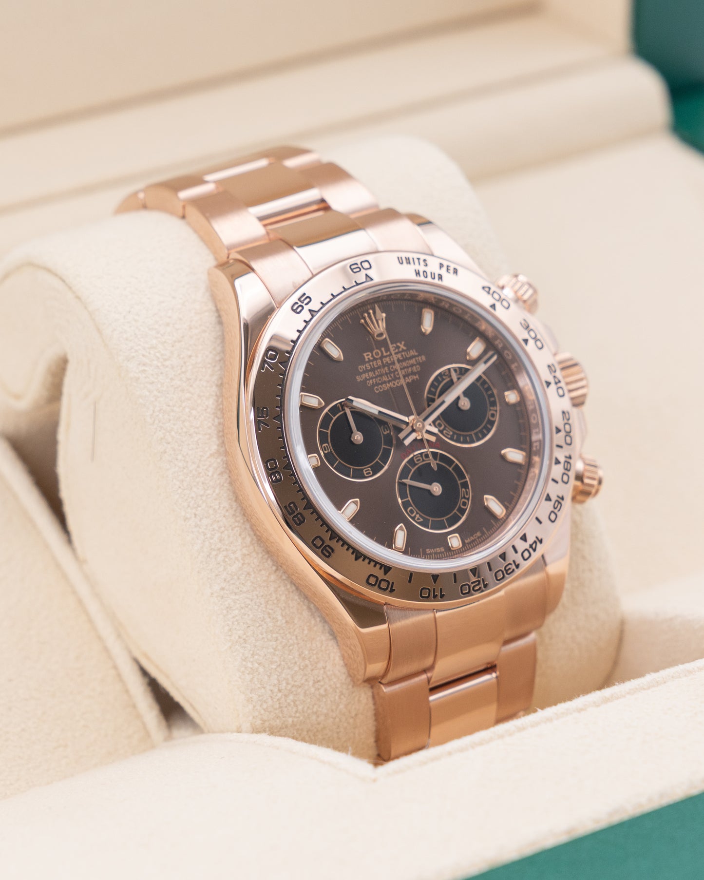 Rolex Daytona 40mm 116505 Rose Gold Chocolate Dial 2022