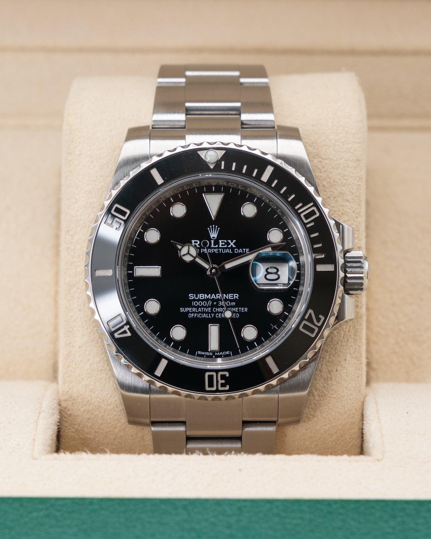 RARE 2020 NEW CARD Rolex Submariner Date 40mm 116610LN Black 2020