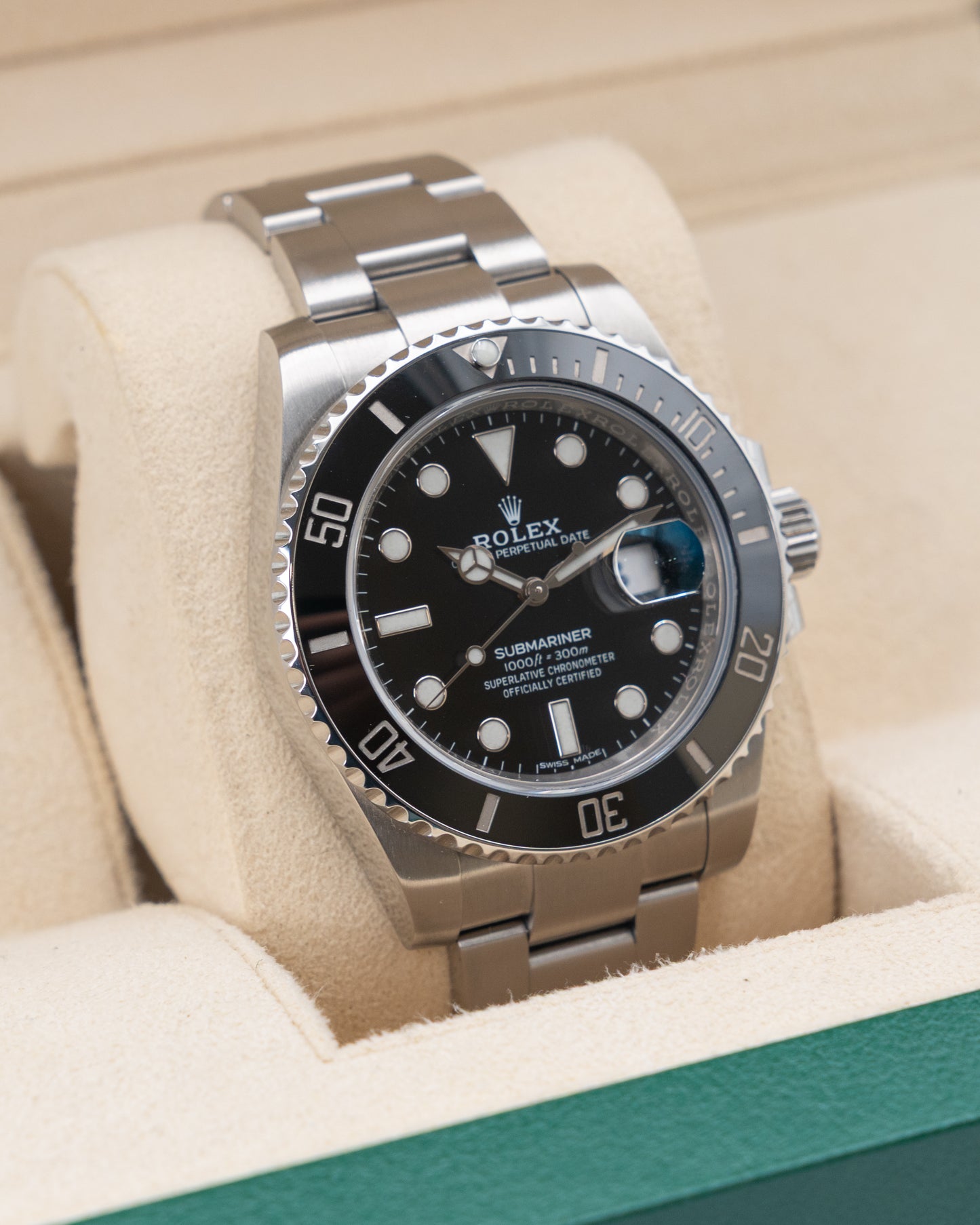 RARE 2020 NEW CARD Rolex Submariner Date 40mm 116610LN Black 2020