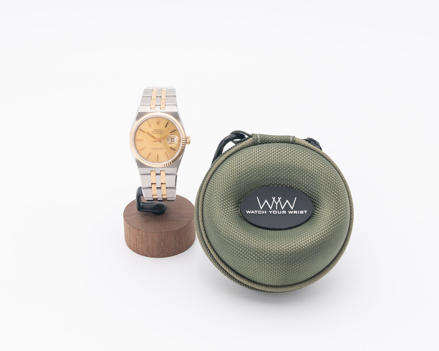 Rolex Datejust Oysterquartz 17013 Two Tone Champagne