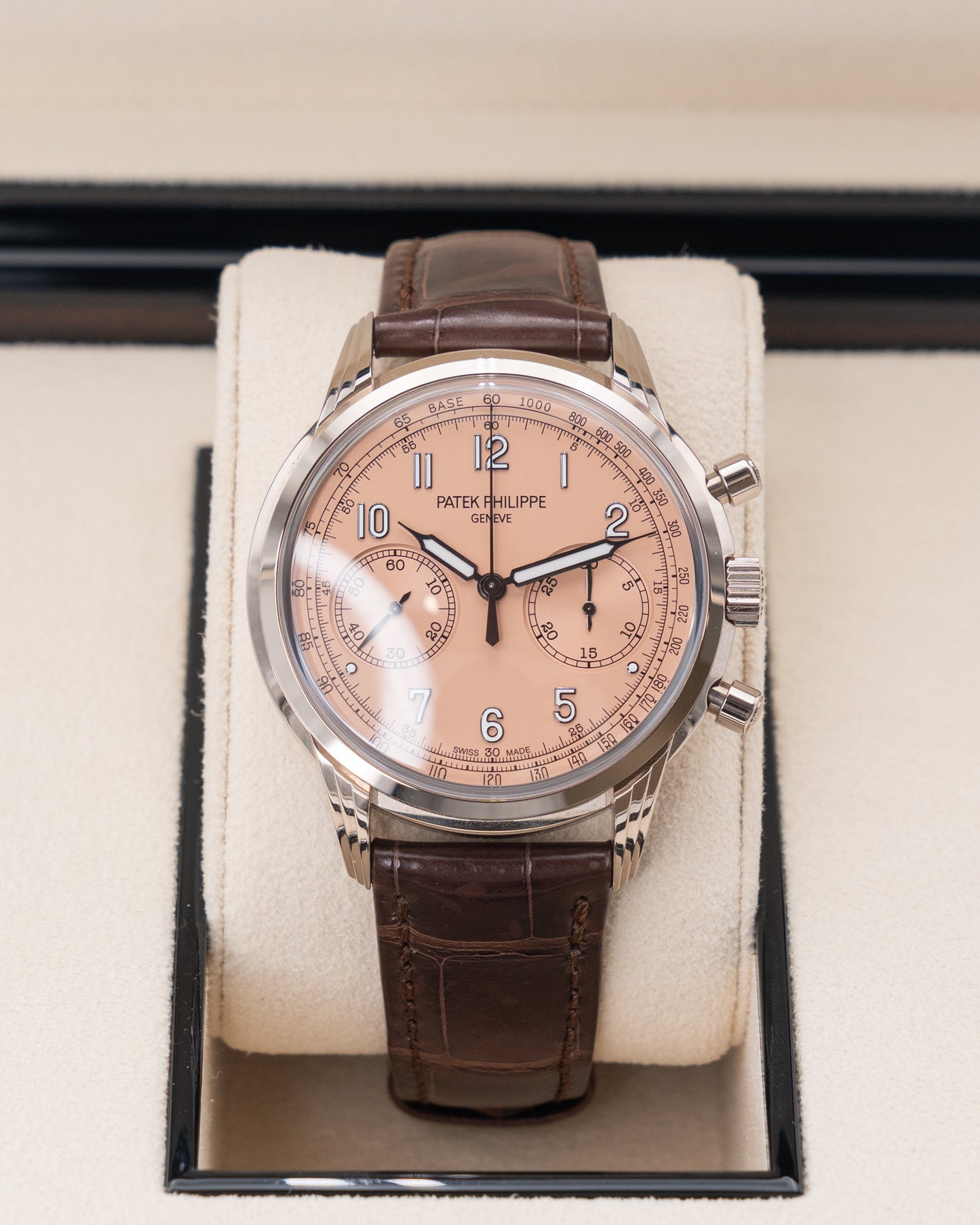 Patek Philippe Complications Chronograph 41mm 5172G Salmon Dial Open Date