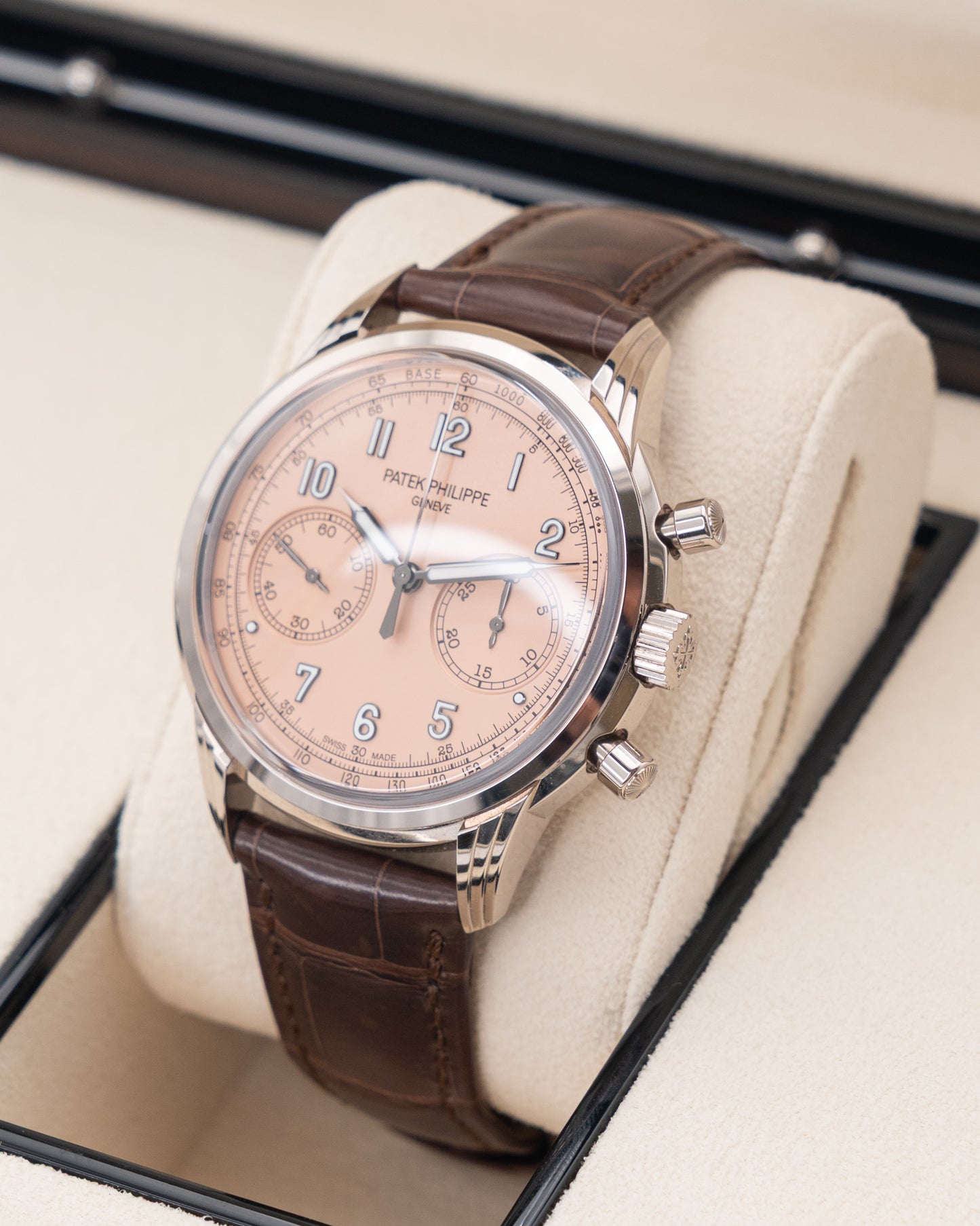 Patek Philippe Complications Chronograph 41mm 5172G Salmon Dial Open Date