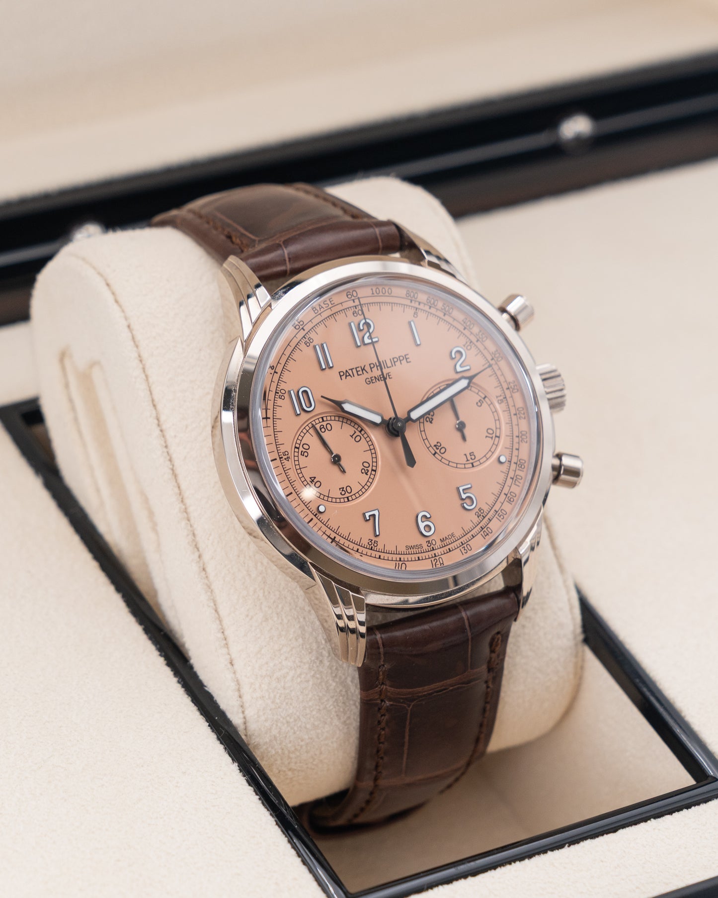 Patek Philippe Complications Chronograph 41mm 5172G Salmon Dial Open Date
