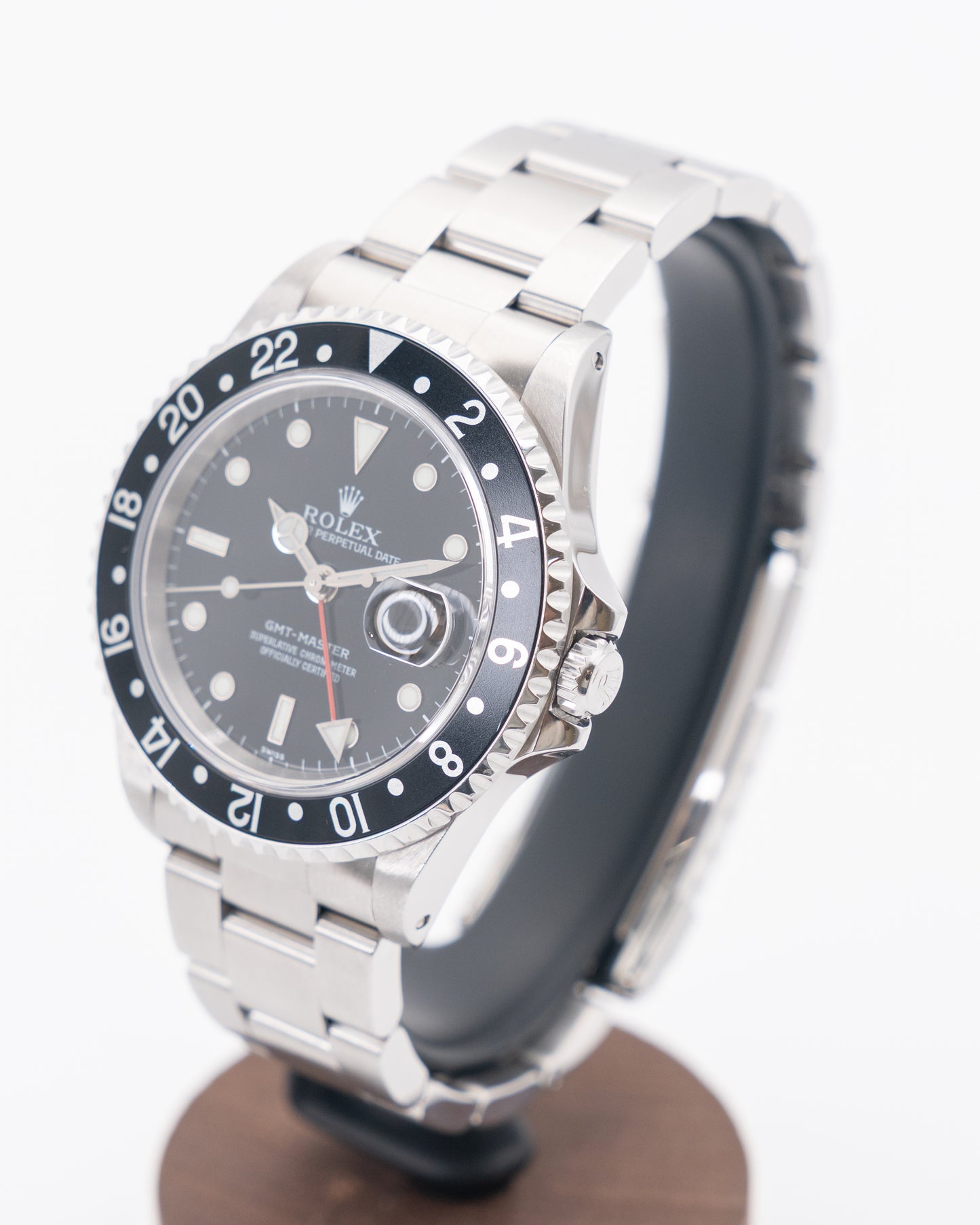 CPO Rolex GMT Master Black 40mm 16700LN