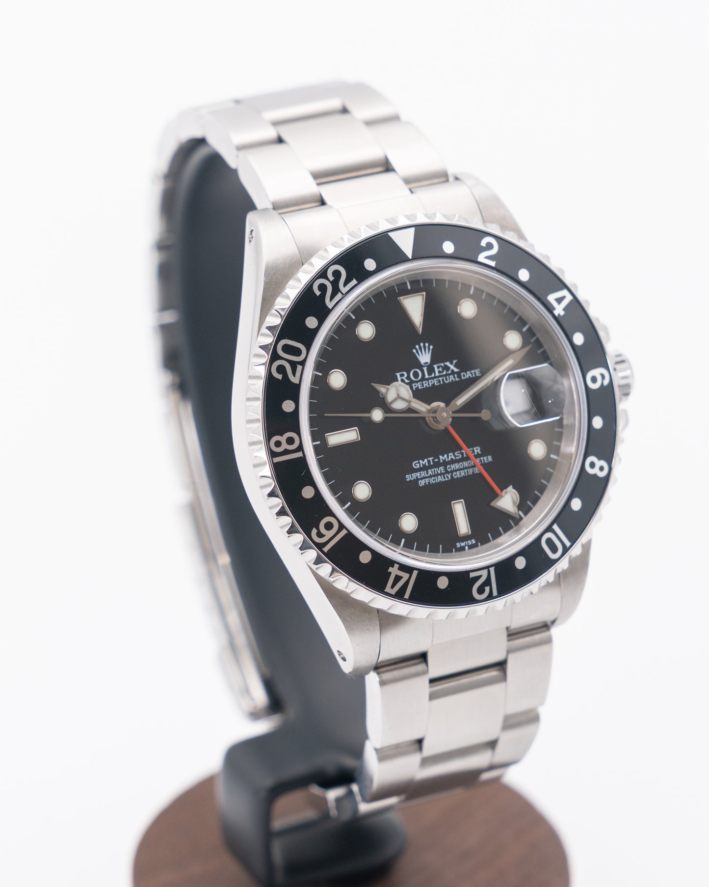CPO Rolex GMT Master Black 40mm 16700LN