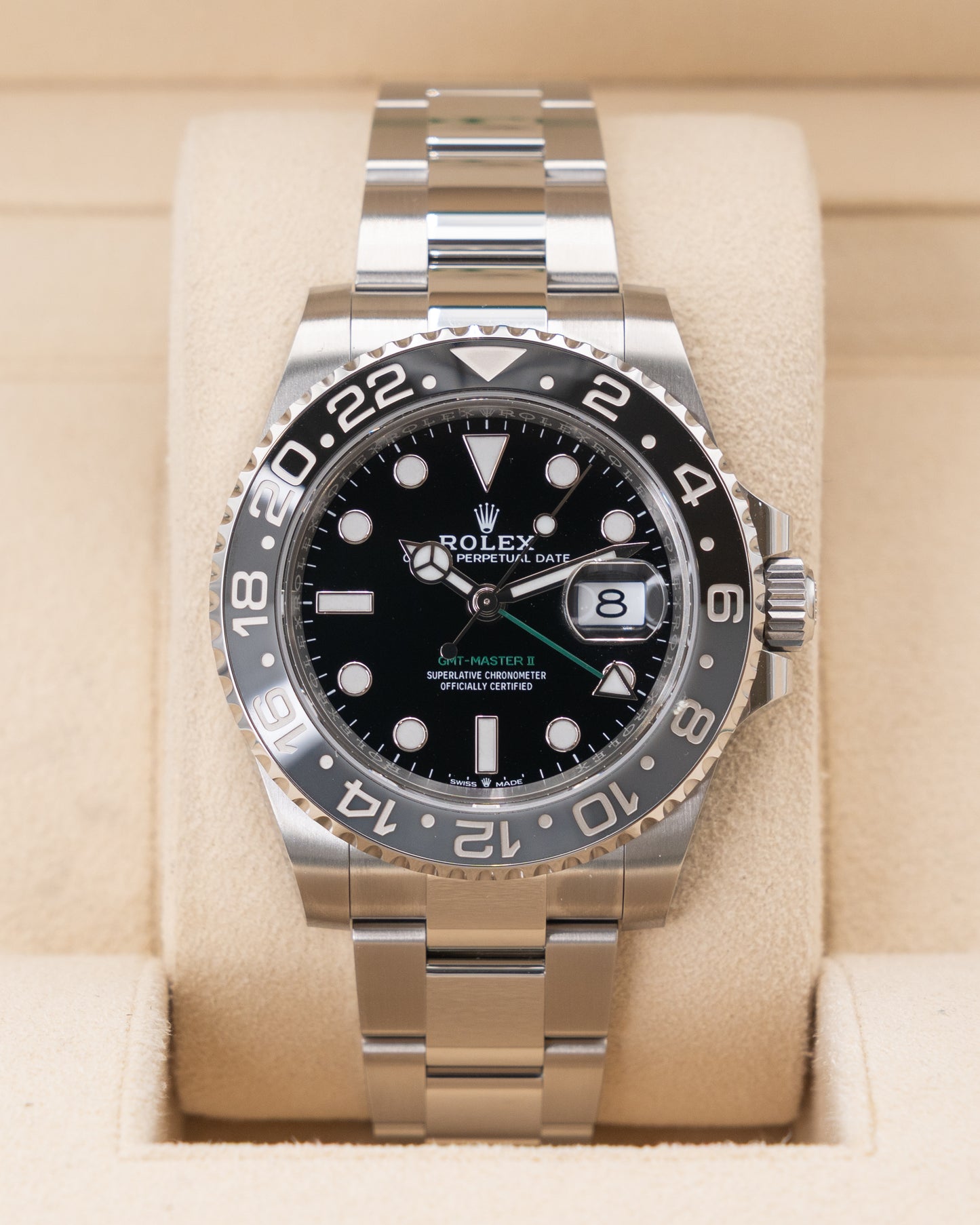 UNWORN 2025 Rolex GMT Master II 40mm 126710GRNR Bruce Wayne Oyster 2025
