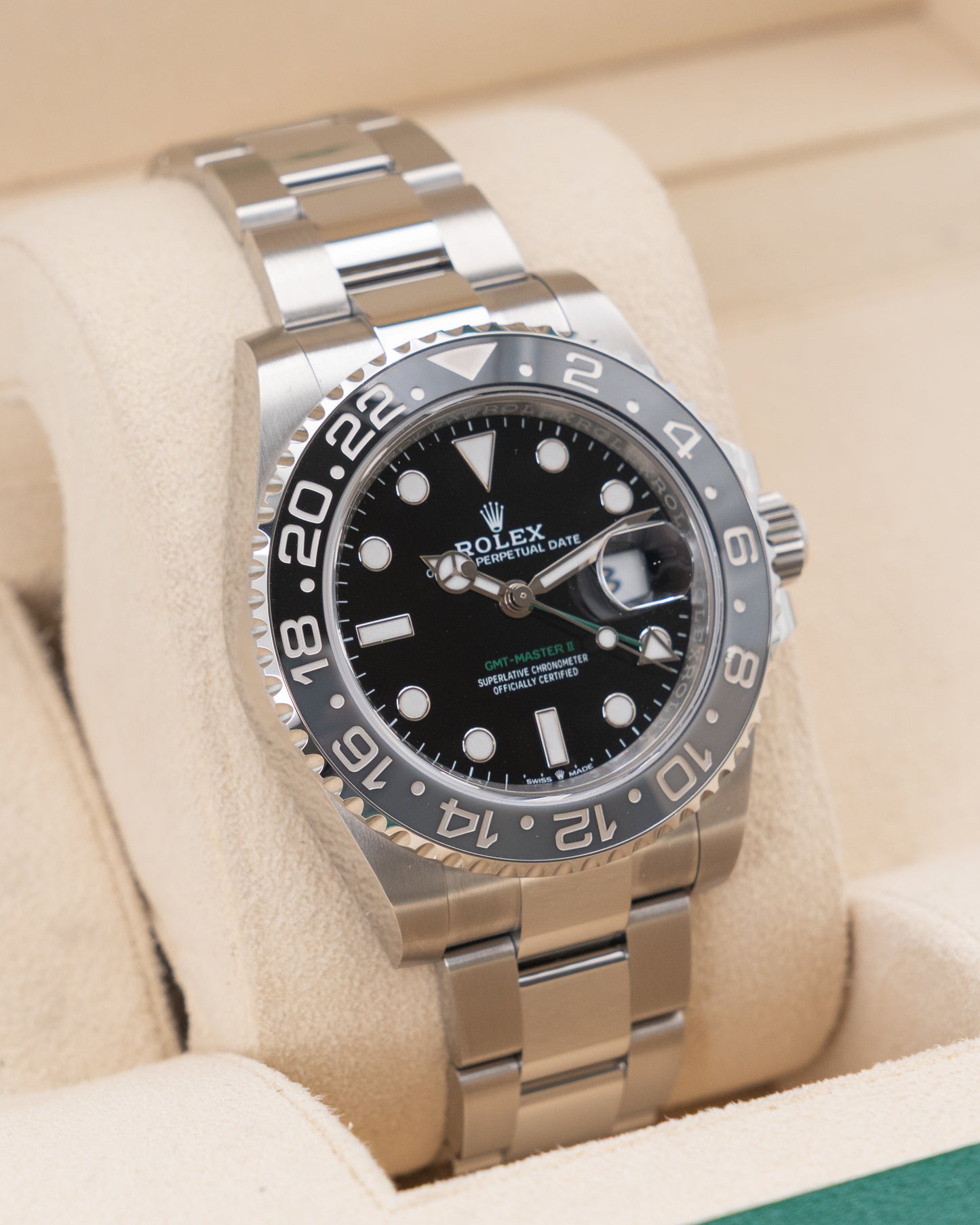 UNWORN 2025 Rolex GMT Master II 40mm 126710GRNR Bruce Wayne Oyster 2025