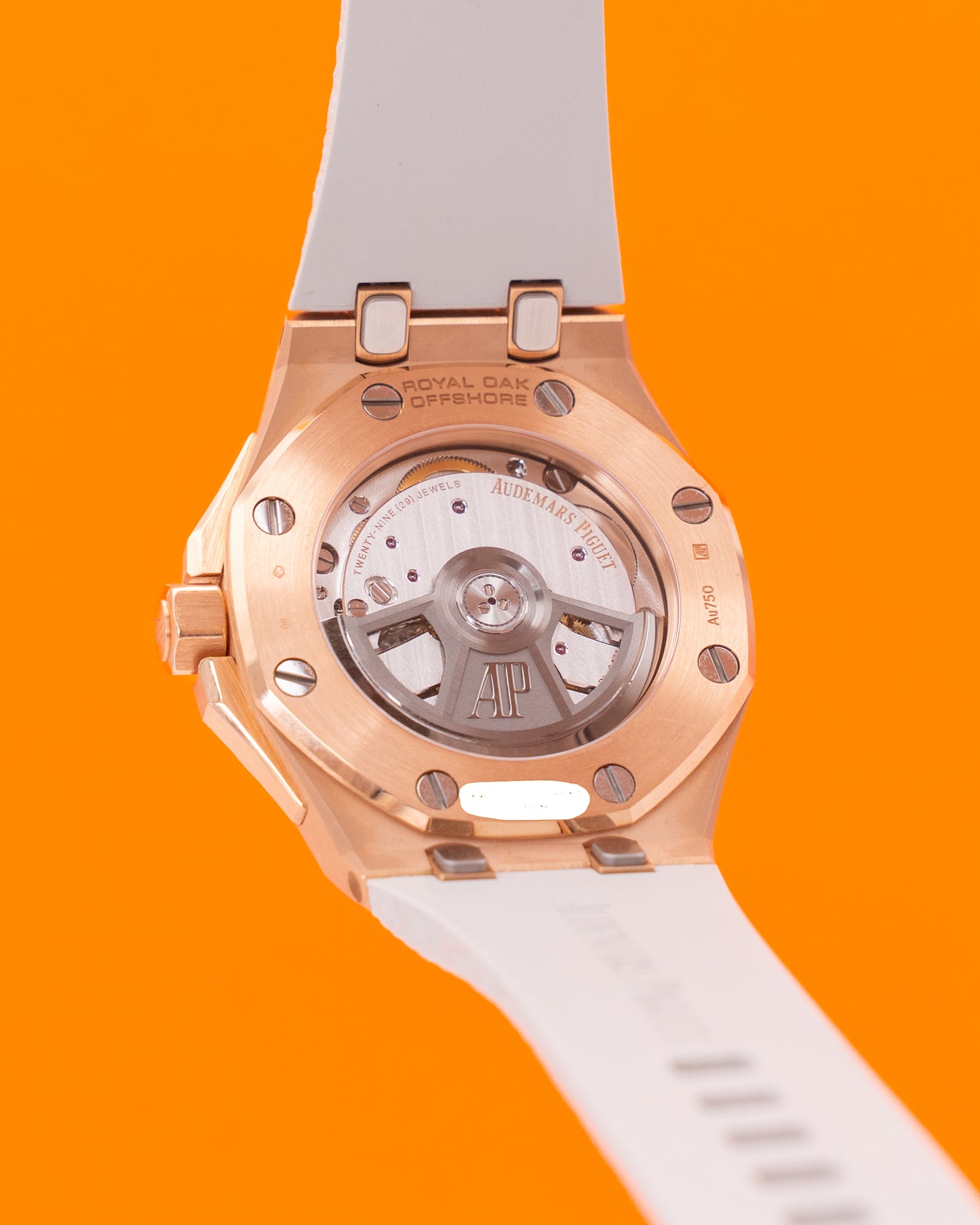 UNWORN Audemars Piguet Royal Oak Offshore 37mm 77605OK Rose Gold Silver Dial