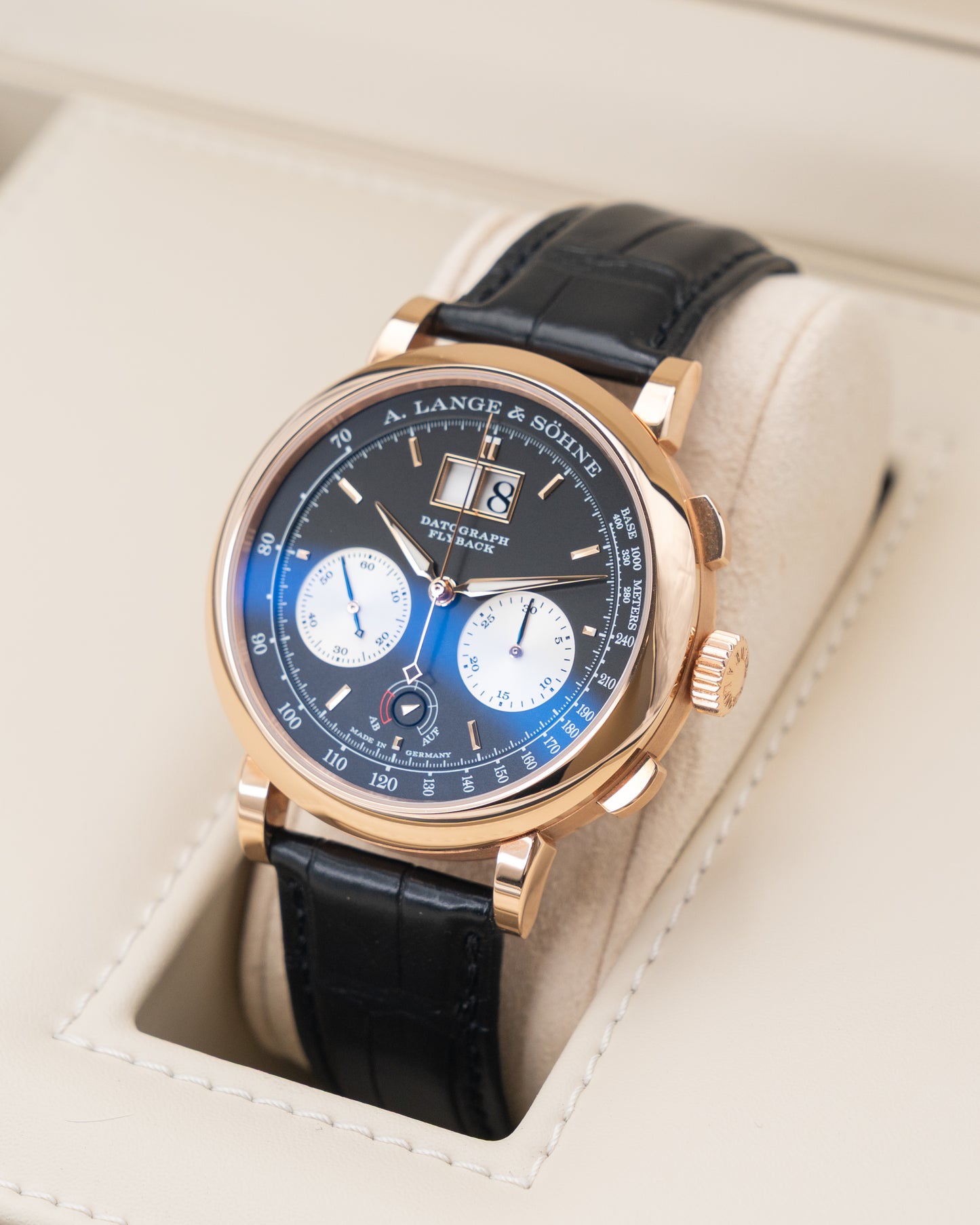 A. Lange & Söhne Datograph Up/Down 41mm 405.031 Black Dial Rose Gold 2022