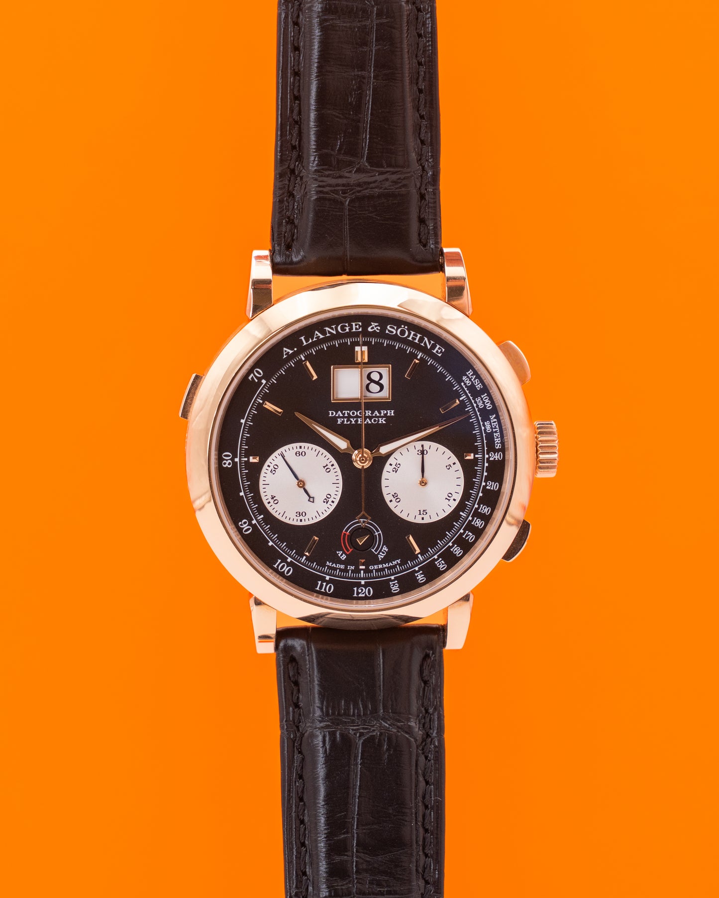 A. Lange & Söhne Datograph Up/Down 41mm 405.031 Black Dial Rose Gold 2022