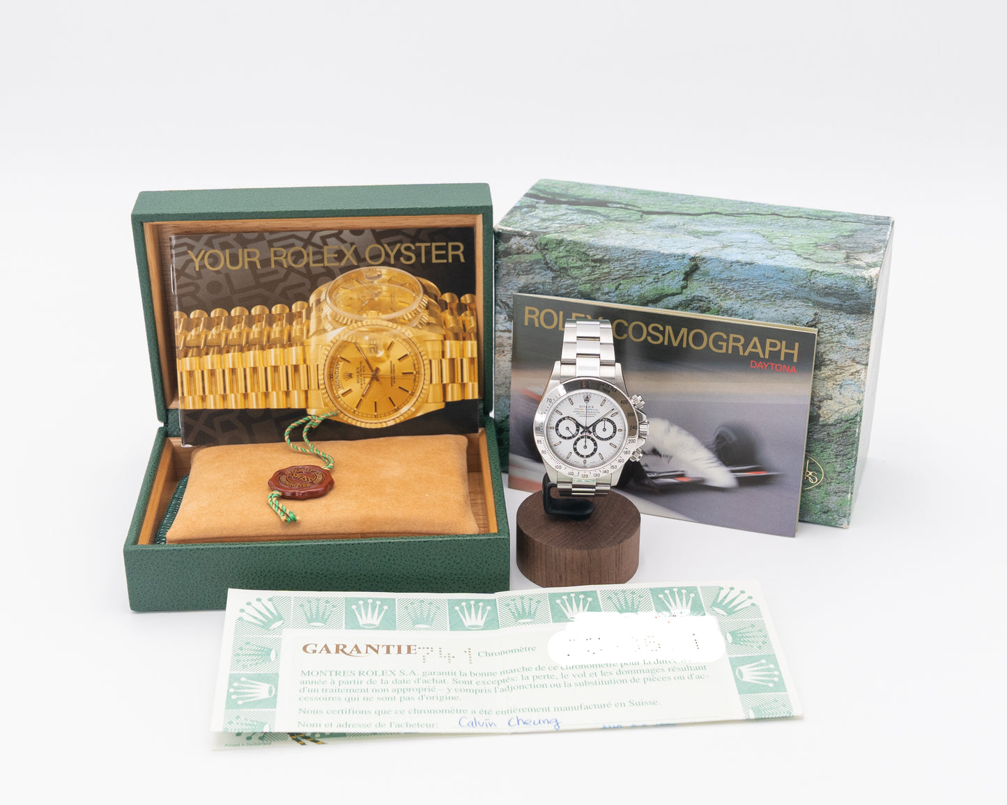 UNPOLISHED 1999 Rolex Zenith Daytona 40mm 16520 White Dial