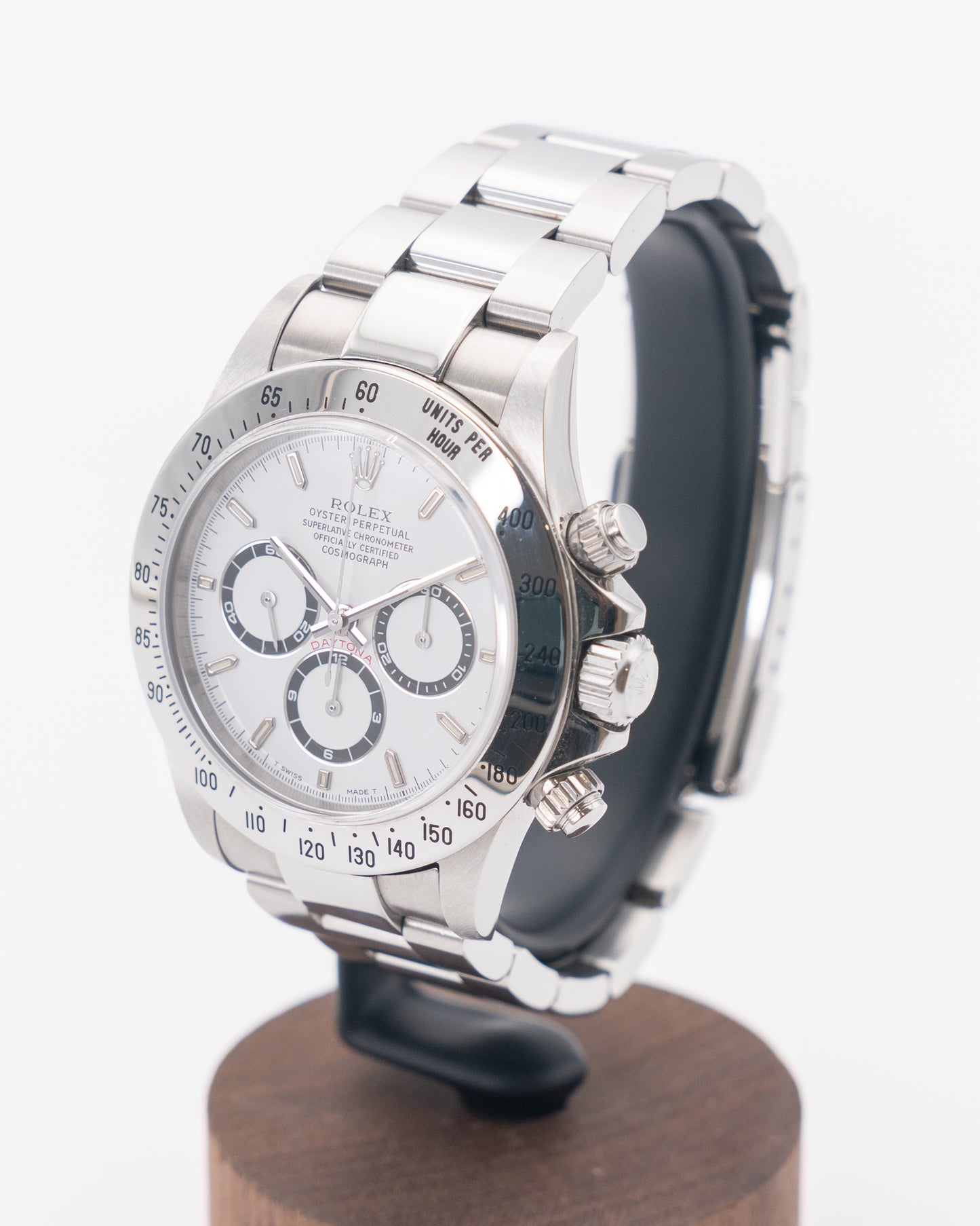 UNPOLISHED 1999 Rolex Zenith Daytona 40mm 16520 White Dial