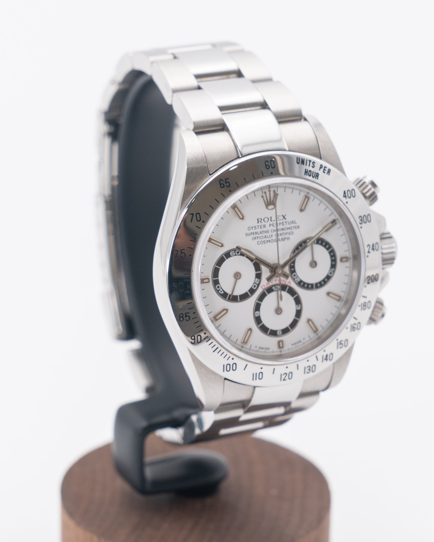 UNPOLISHED 1999 Rolex Zenith Daytona 40mm 16520 White Dial