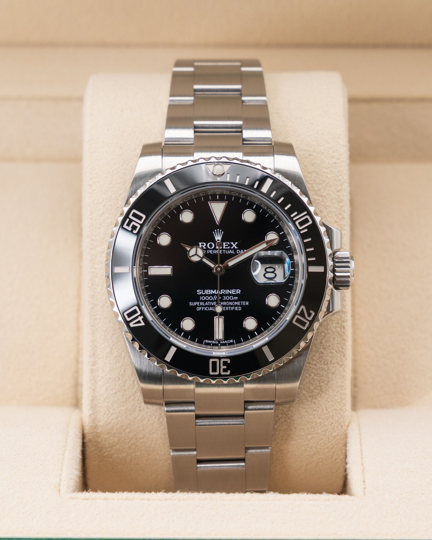 Rolex Submariner 40mm 116610LN Black Ceramic 2019