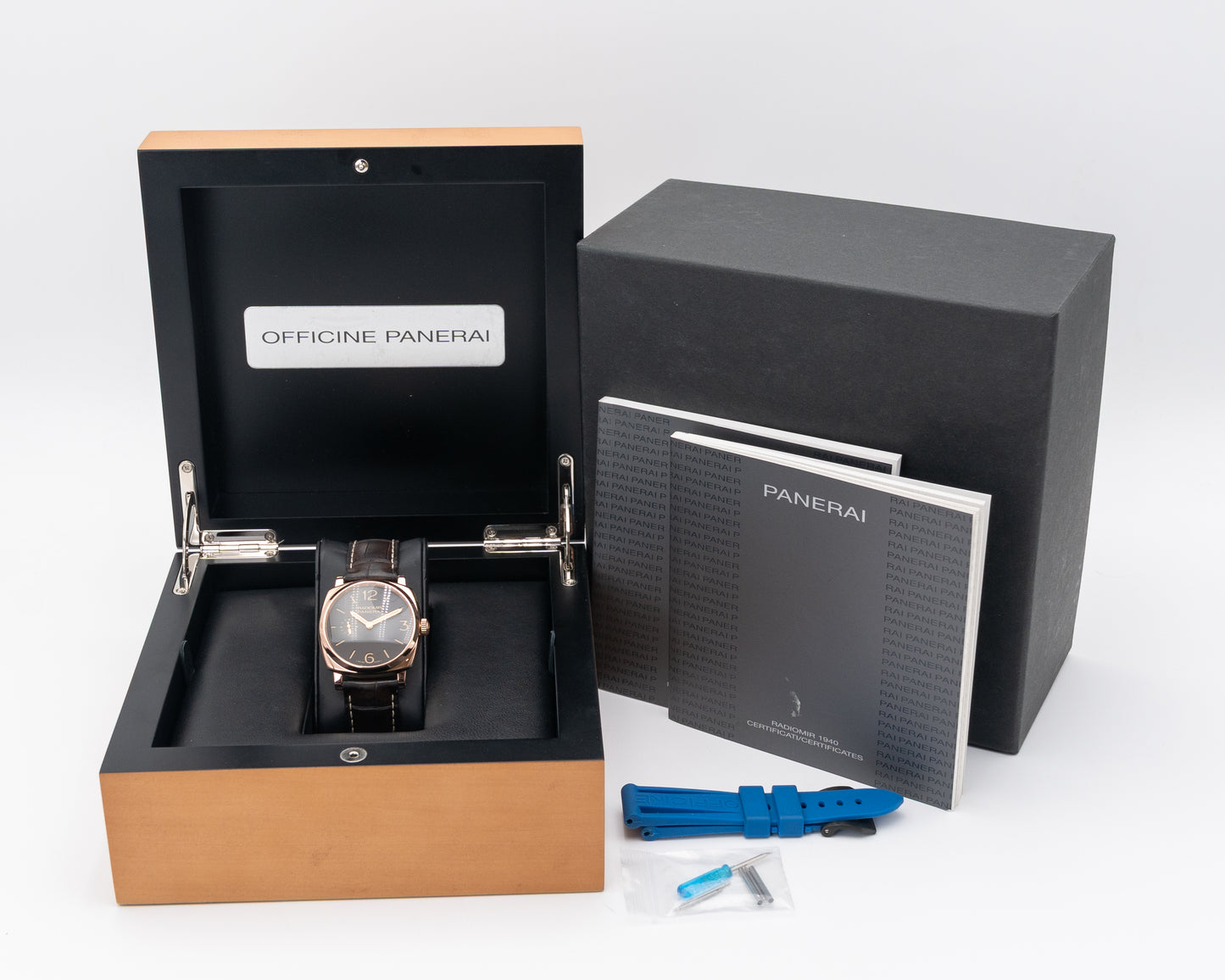 Panerai Radiomir 1940 Oro Rosso 42mm PAM00513 Red Gold Manual Wind