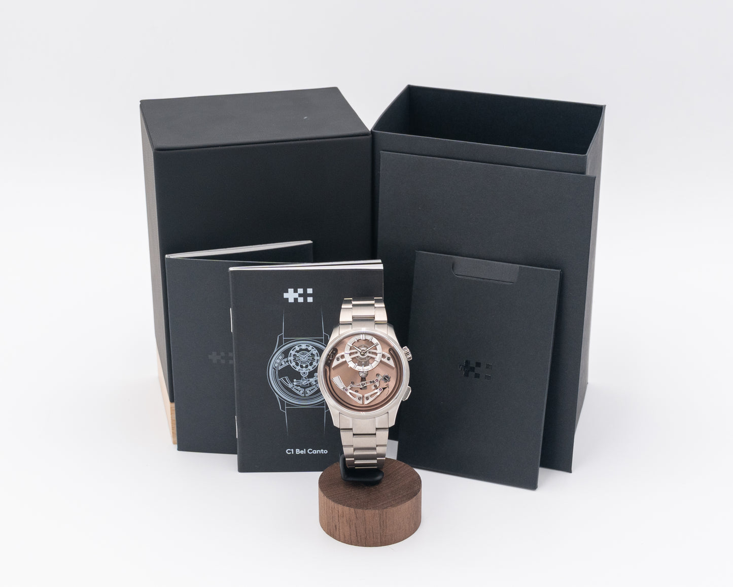 UNWORN WITH STICKERS Christopher Ward C1 Bel Canto 41mm Rosa Dial Titanium 2024
