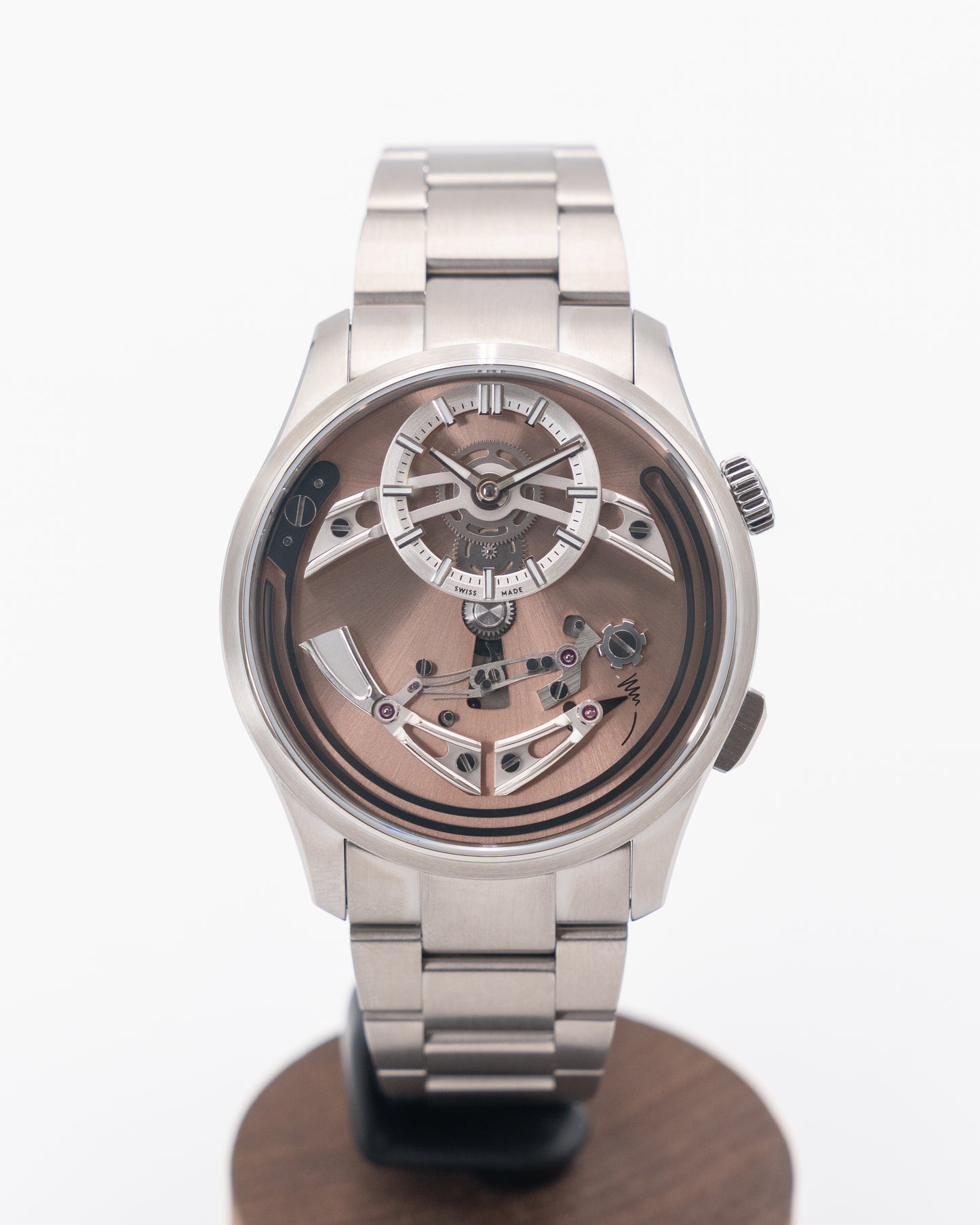 UNWORN WITH STICKERS Christopher Ward C1 Bel Canto 41mm Rosa Dial Titanium 2024