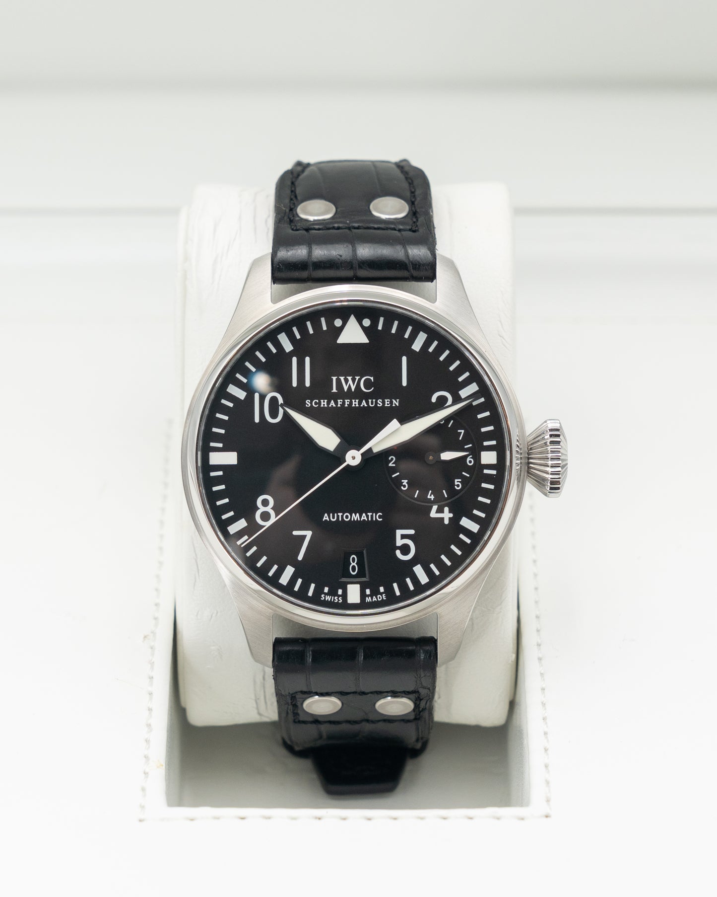 IWC Big Pilot 46.20mm IW5004-01 Black Pilot Watch 8-Day Reserve