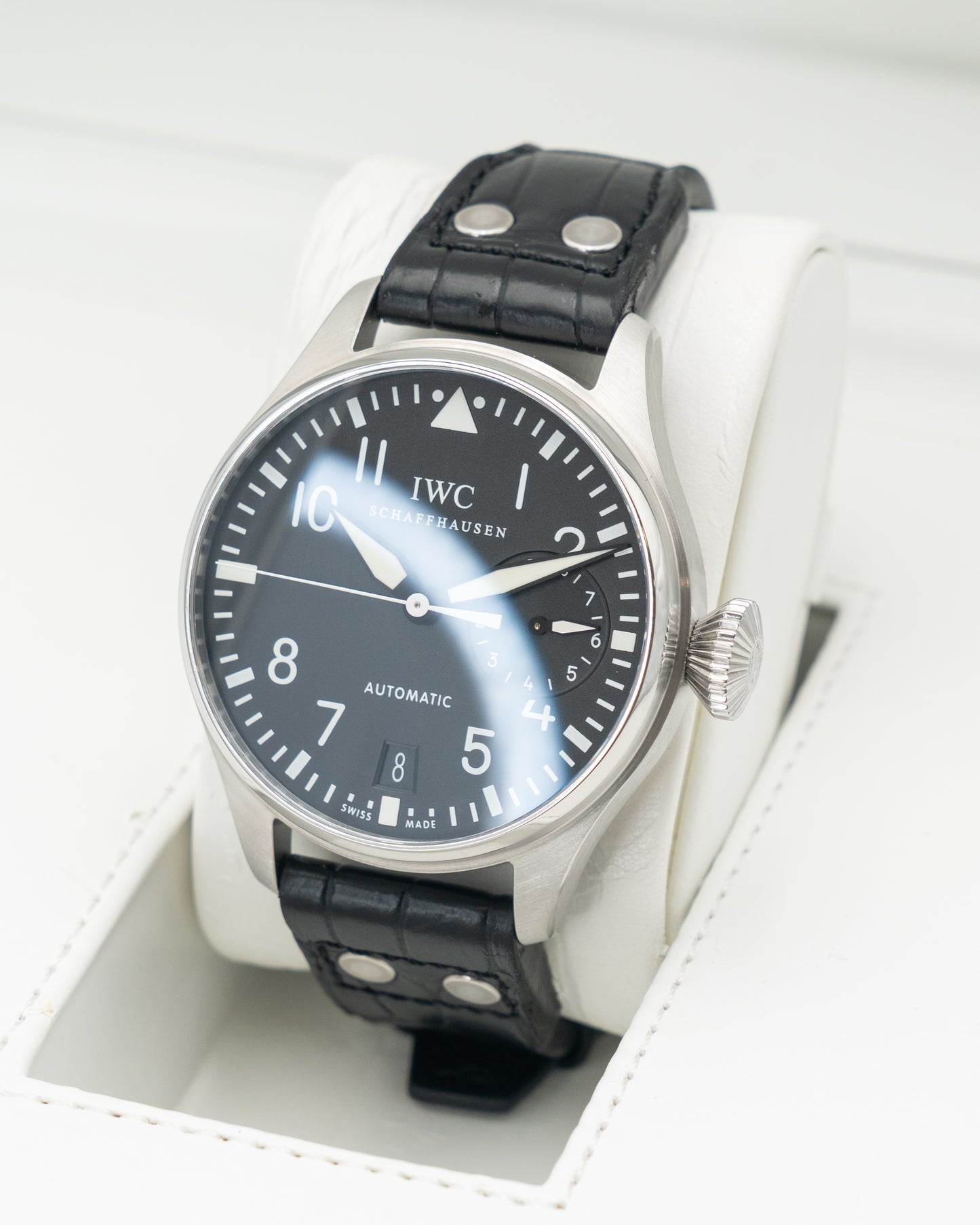 IWC Big Pilot 46.20mm IW5004-01 Black Pilot Watch 8-Day Reserve