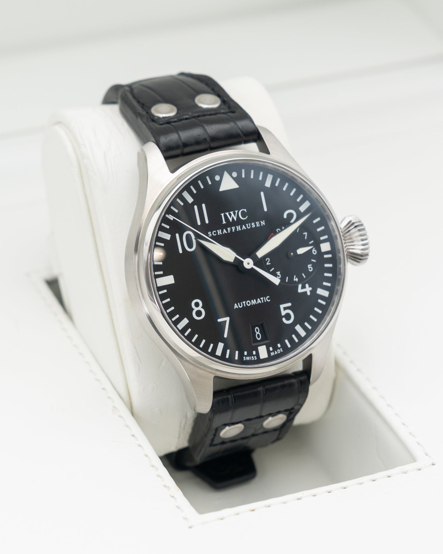 IWC Big Pilot 46.20mm IW5004-01 Black Pilot Watch 8-Day Reserve