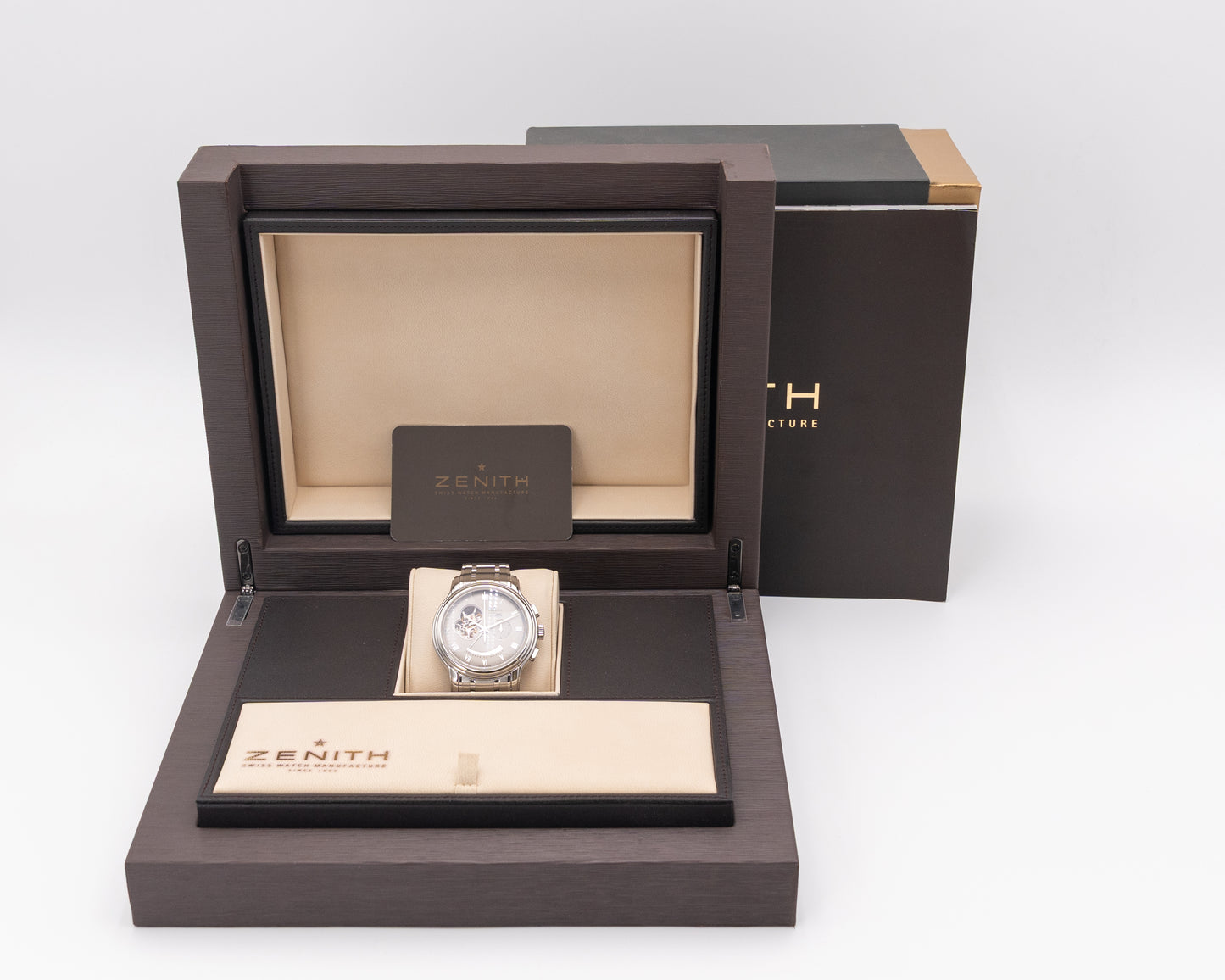 Zenith Grande Chronomaster Open 45mm 03.1260.4021/73M.1260 Open Heart Power Reserve El Primero 2005