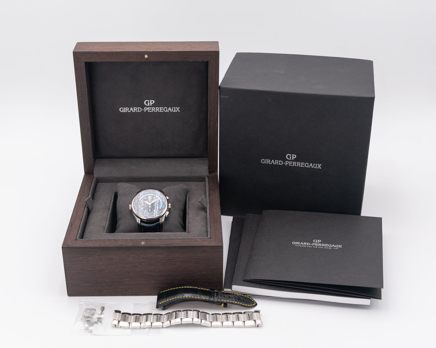 Girard Perregaux World Timer 43mm 49805-11-671-SBJ6A WW.TC Financial Chronograph Limited to 150