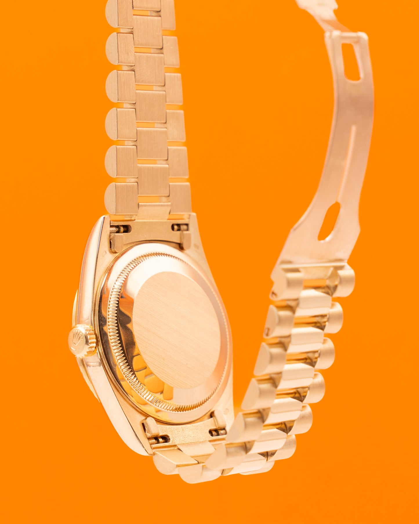 Rolex DayDate 36mm 18238 Yellow Gold Champagne Diamond Dial
