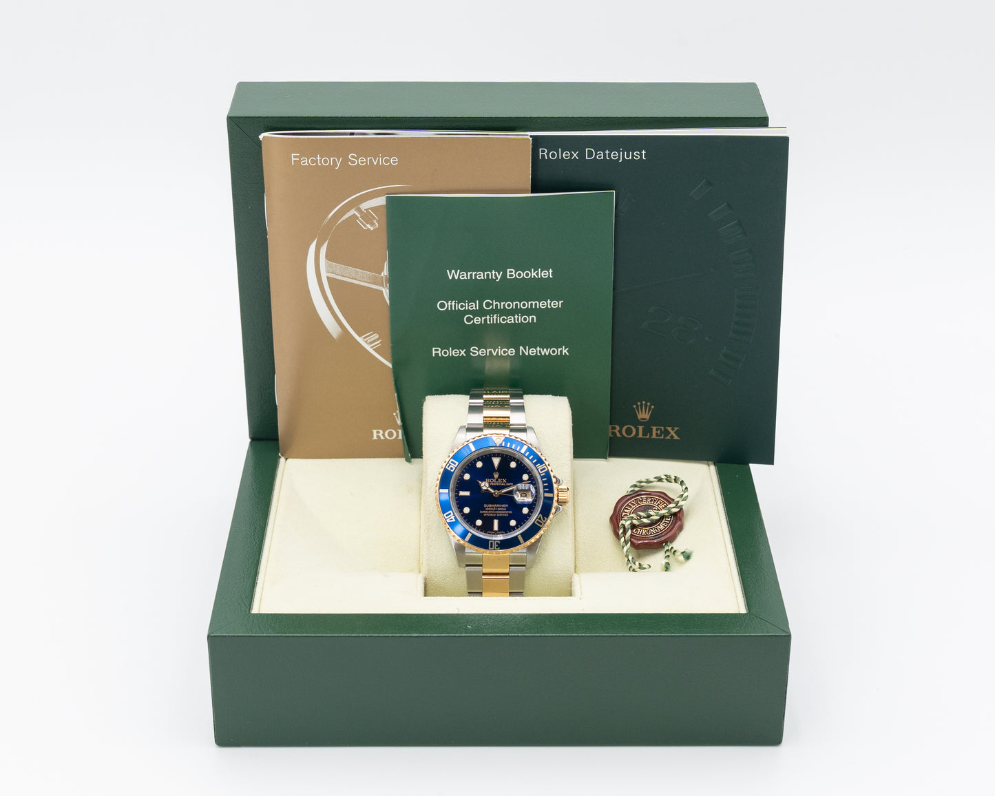 Rolex Submariner Date 40mm 16613LB Yellow Gold Bluesy