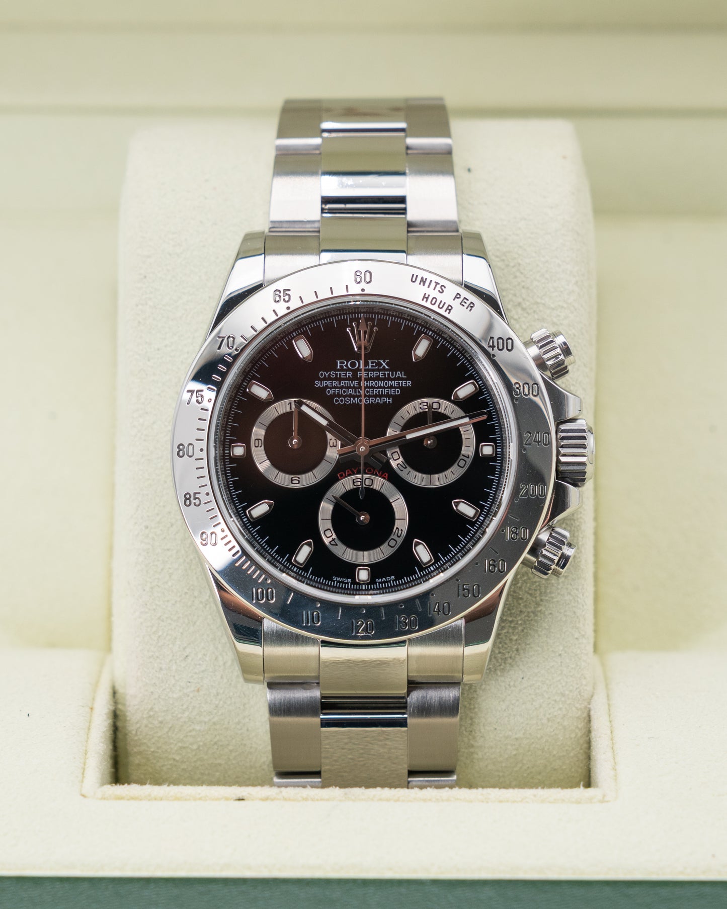 2024 CPO 2010 Rolex Daytona 40mm 116520 Black Dial New Buckle
