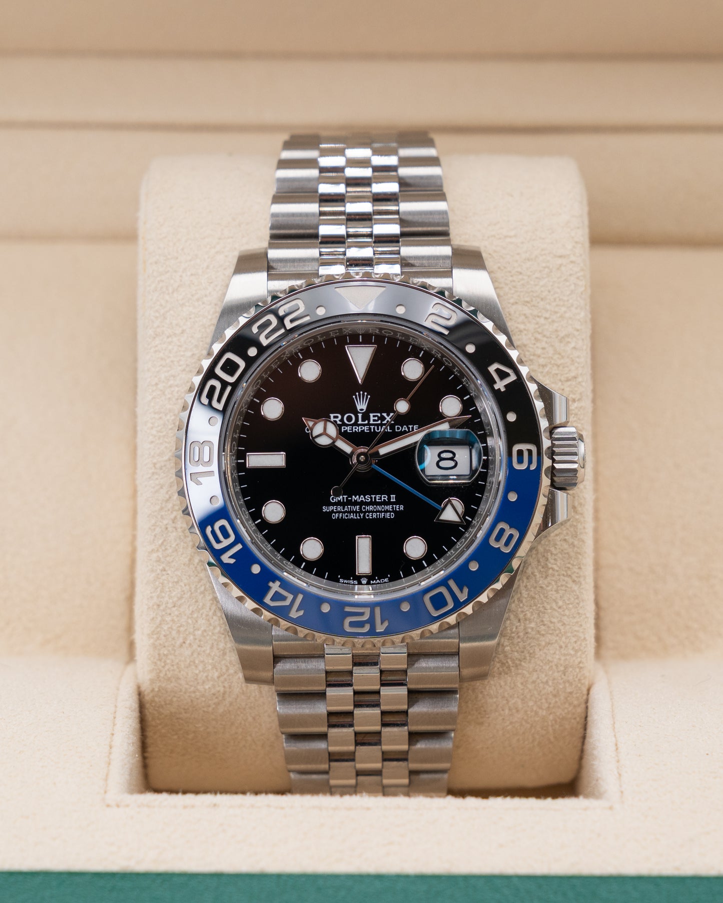 Rolex GMT Master II 40mm 126710BLNR Batgirl Jubilee 2023