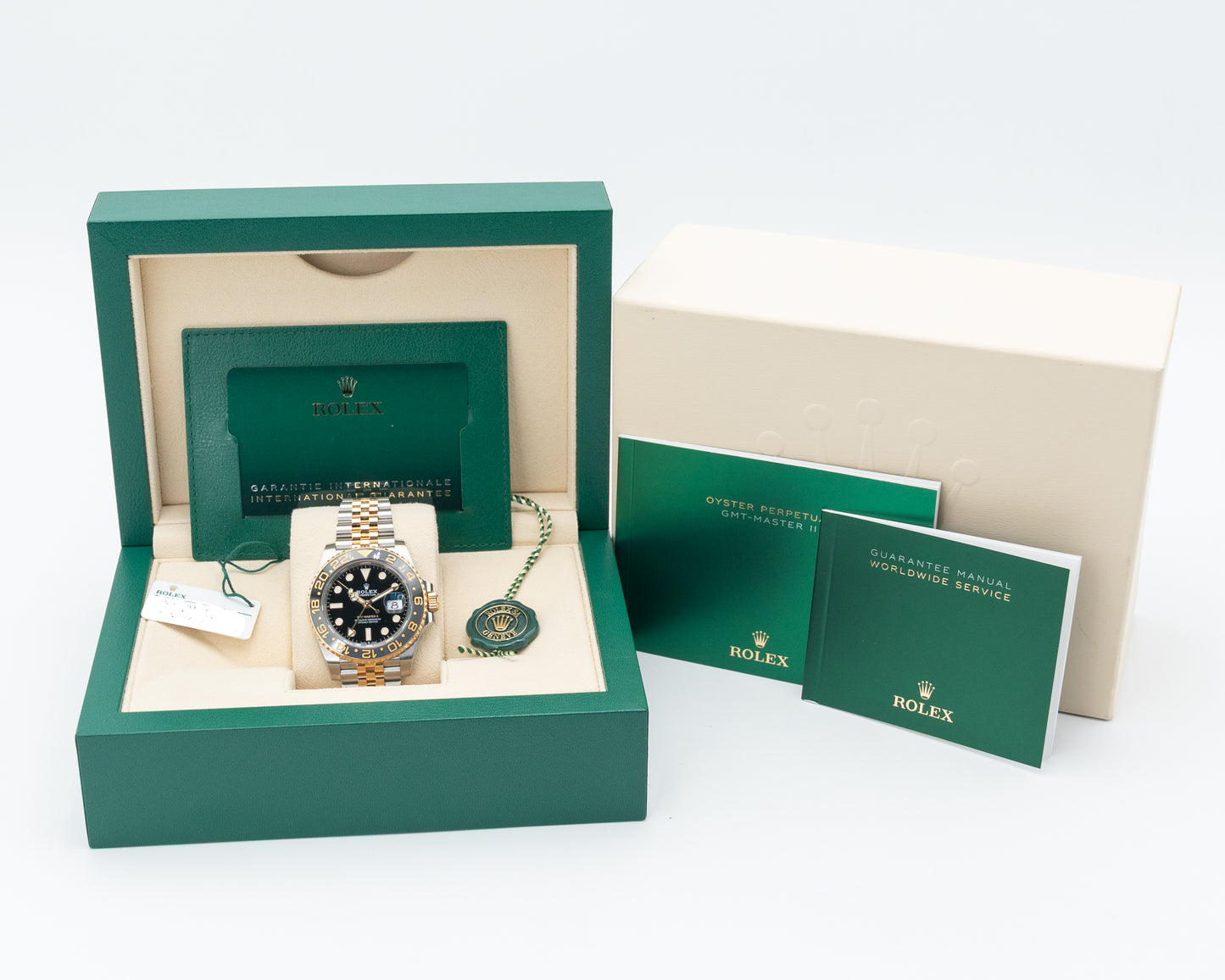 Rolex GMT Master II 40mm 126713GRNR Two Tone Yellow Gold Zombie 2023