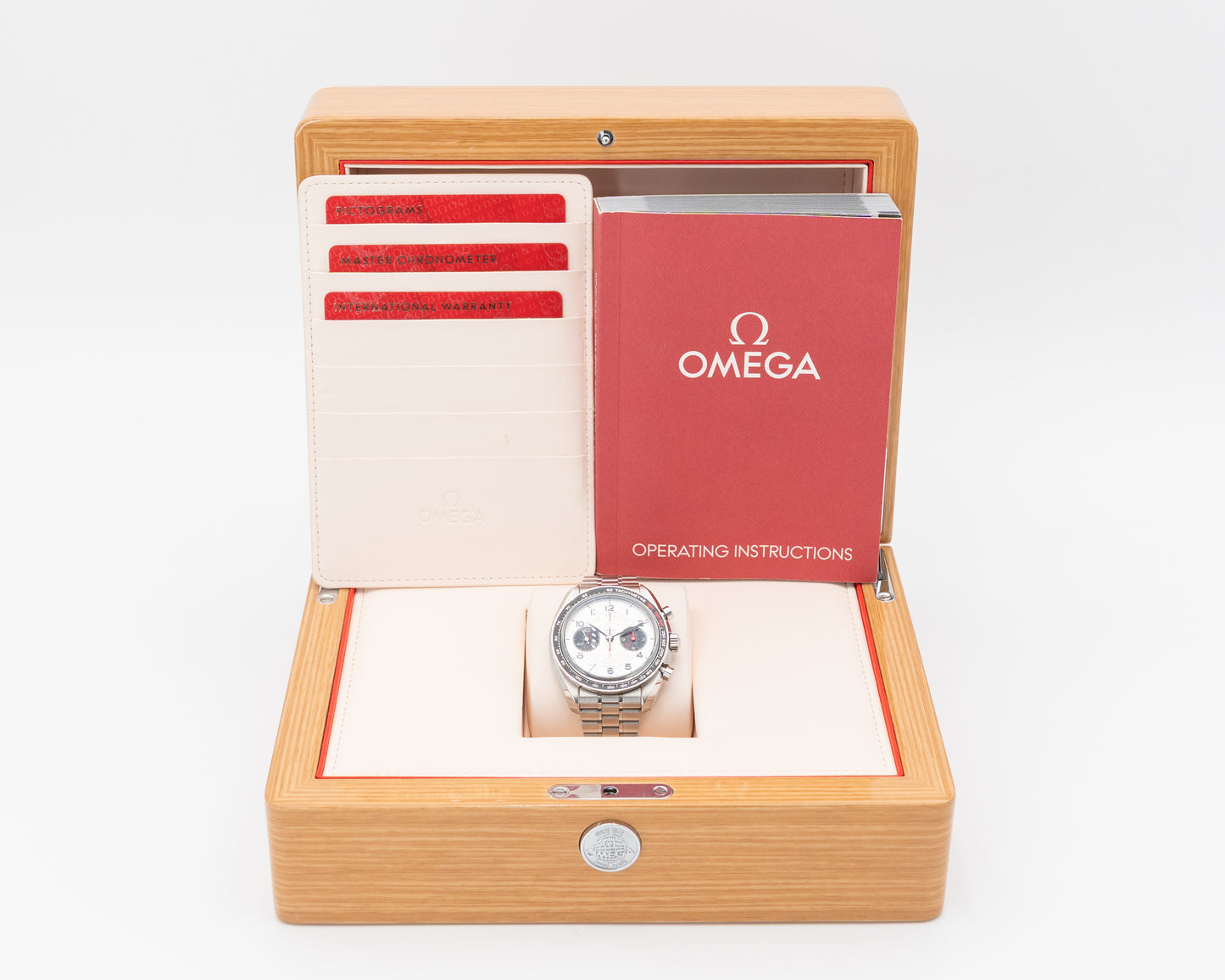 Omega Speedmaster Chronoscope 43mm 329.30.43.51.02.002 Co-Axial Silver Panda Manual Wind