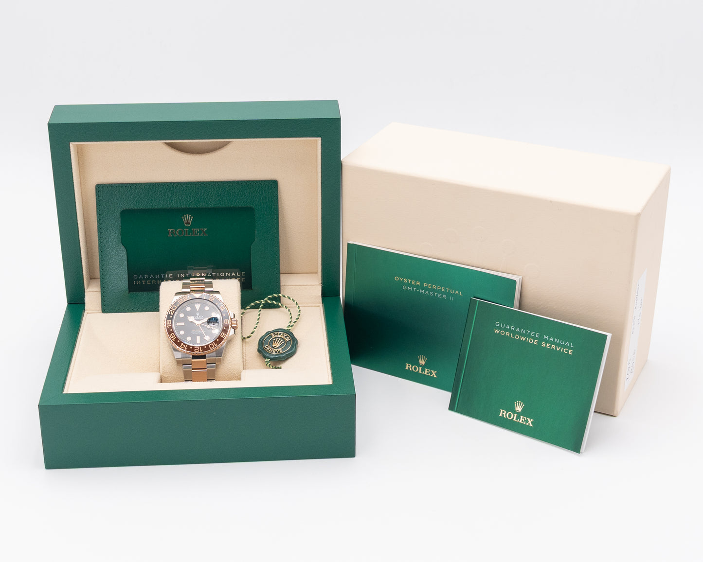 Rolex GMT Master II 40mm 126711CHNR Rootbeer Two Tone Rose Gold 2024