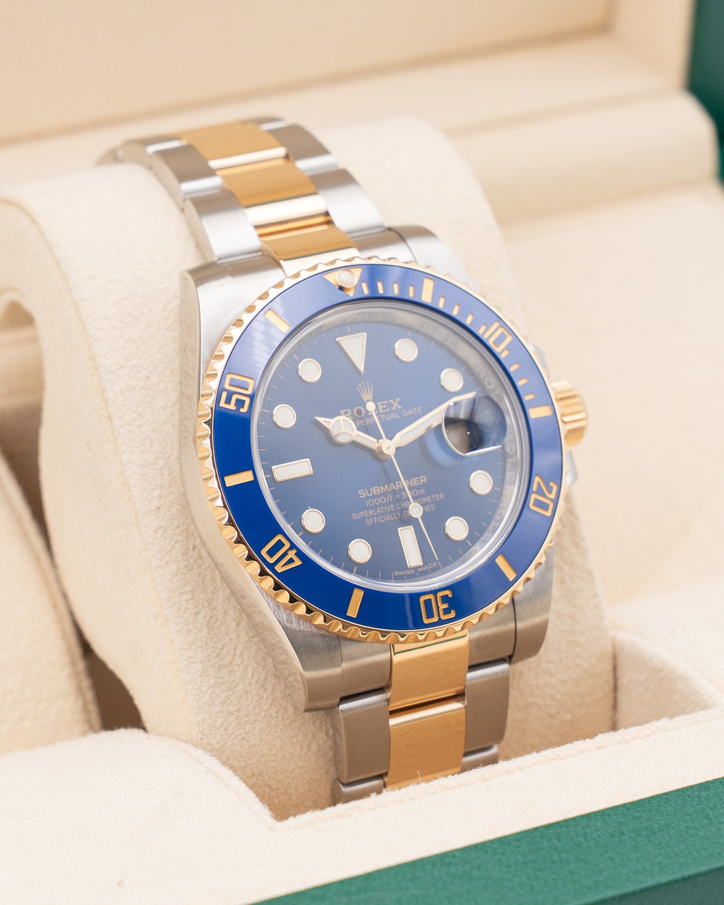 Rolex Submariner Date 40mm 116613LB Bluesy Two Tone Yellow Gold 2018