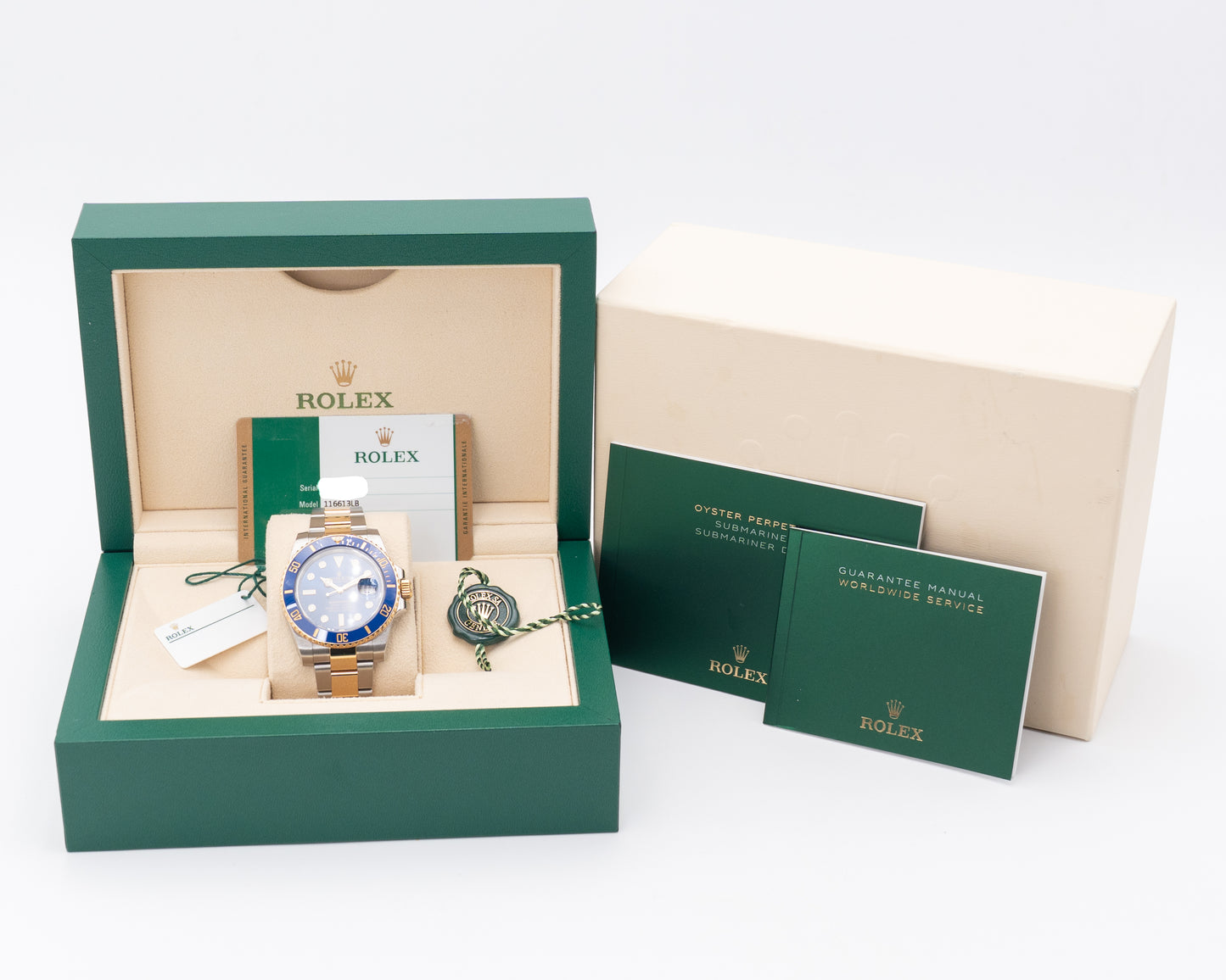 Rolex Submariner Date 40mm 116613LB Bluesy Two Tone Yellow Gold 2018