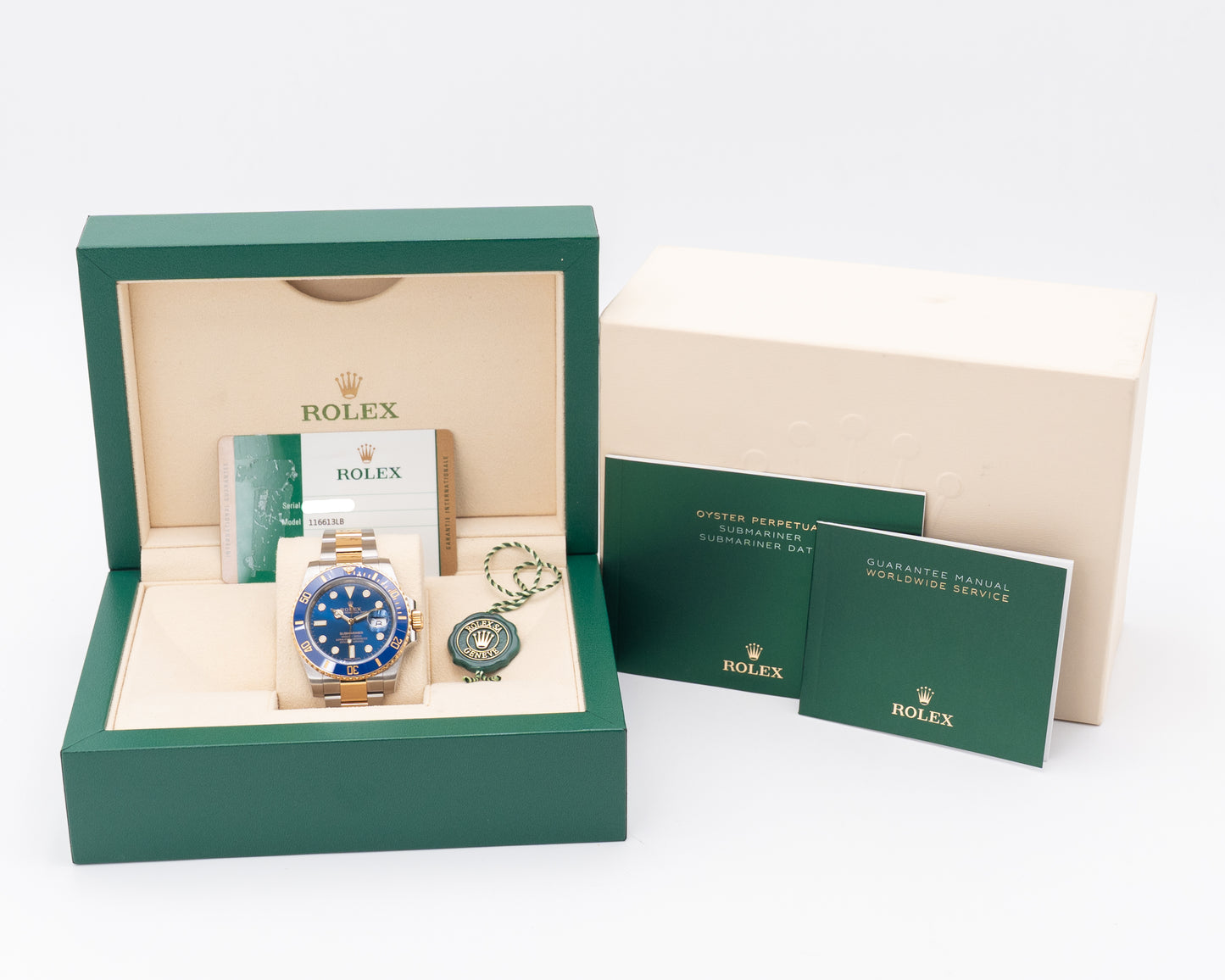 Rolex Submariner Date 40mm 116613LB Bluesy Two Tone Yellow Gold 2019