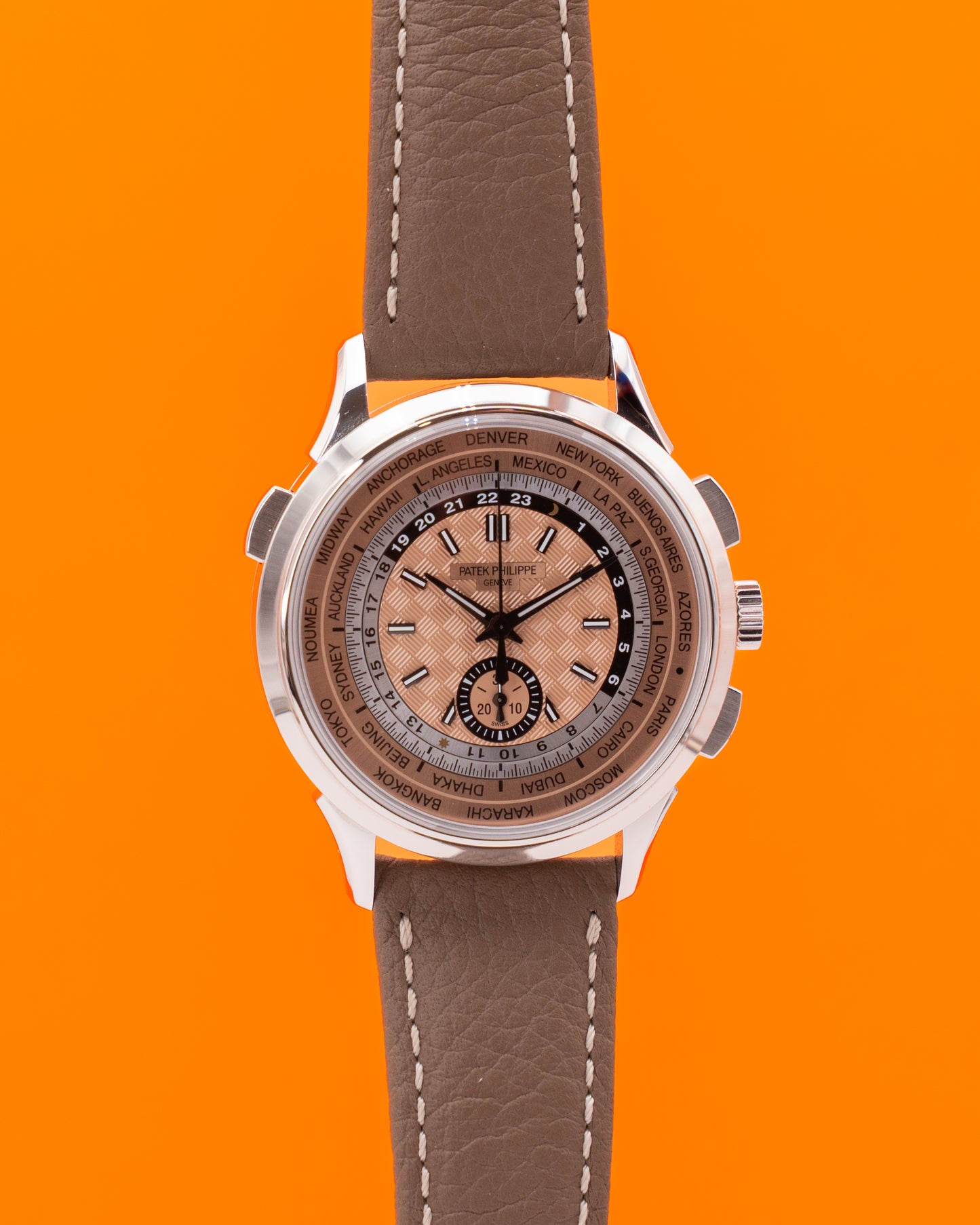 Patek Philippe World Timer Chronograph 5935A-001 Complications
