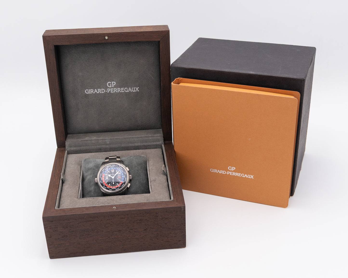 Girard Perregaux World Time 43mm 4980 Titanium Black Dial