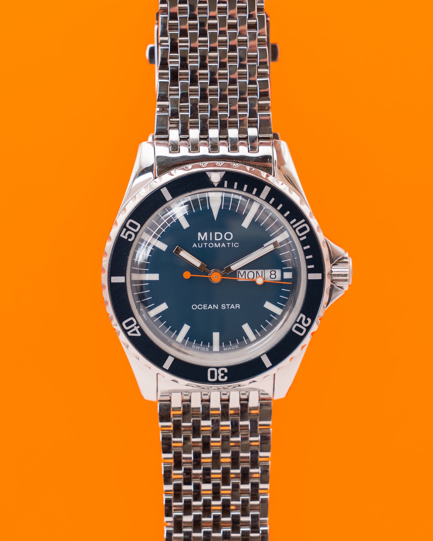 Mido Ocean Star Tribute 40.5mm M026830 Blue on Bracelet