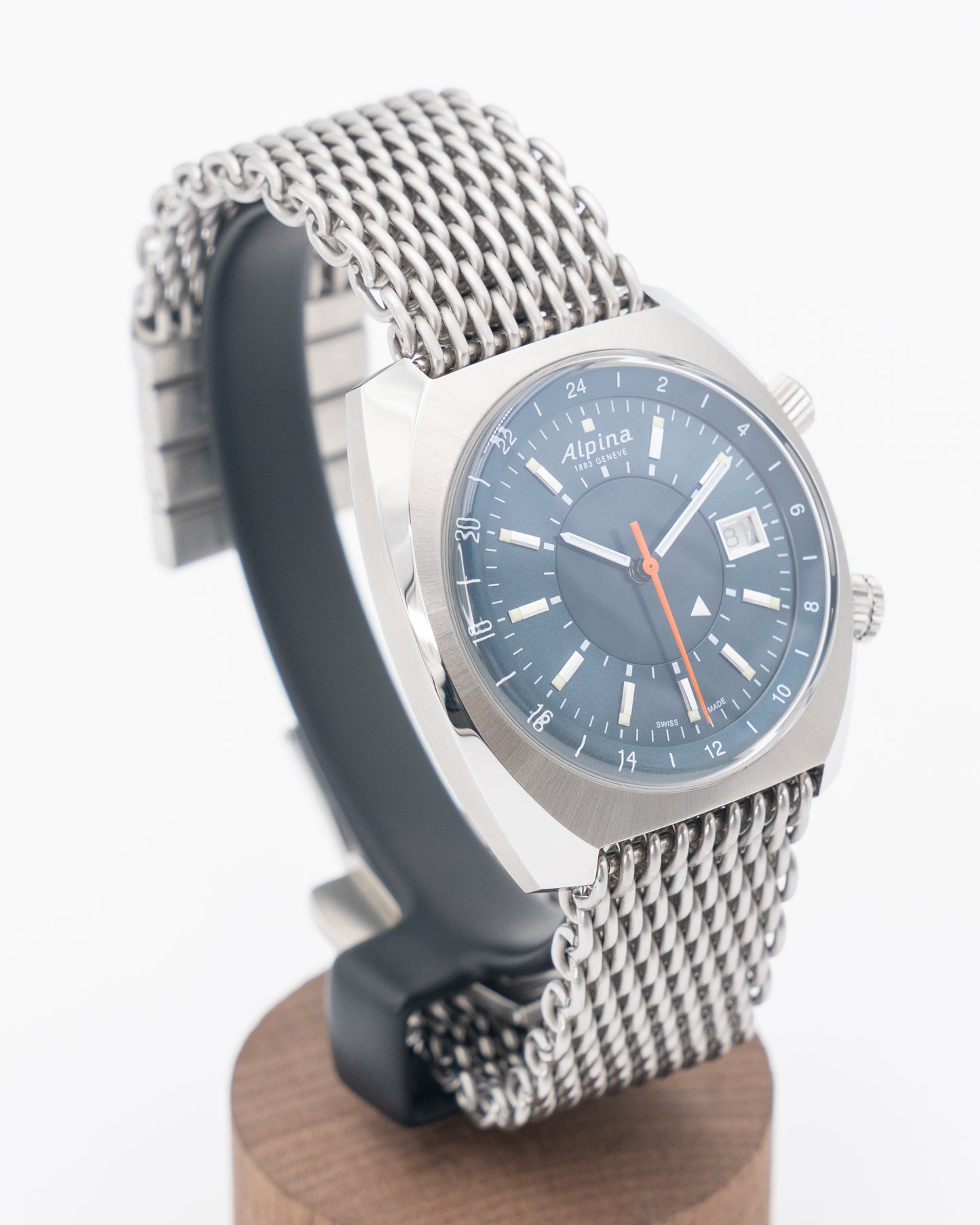 Alpina Startimer Pilot Heritage 42mm AL555N4H6B Blue Automatic GMT