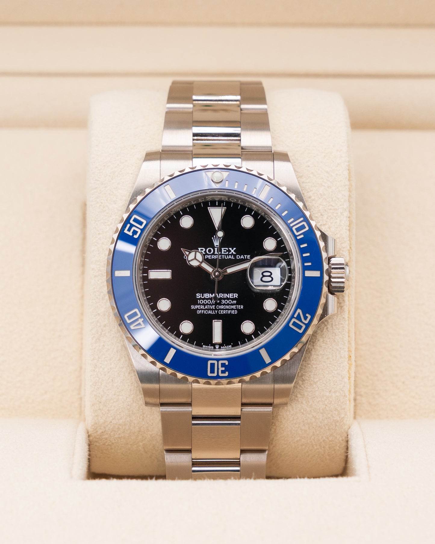 Rolex Submariner Date 41mm 126619LB Cookie Monster White Gold Blue Bezel 2023