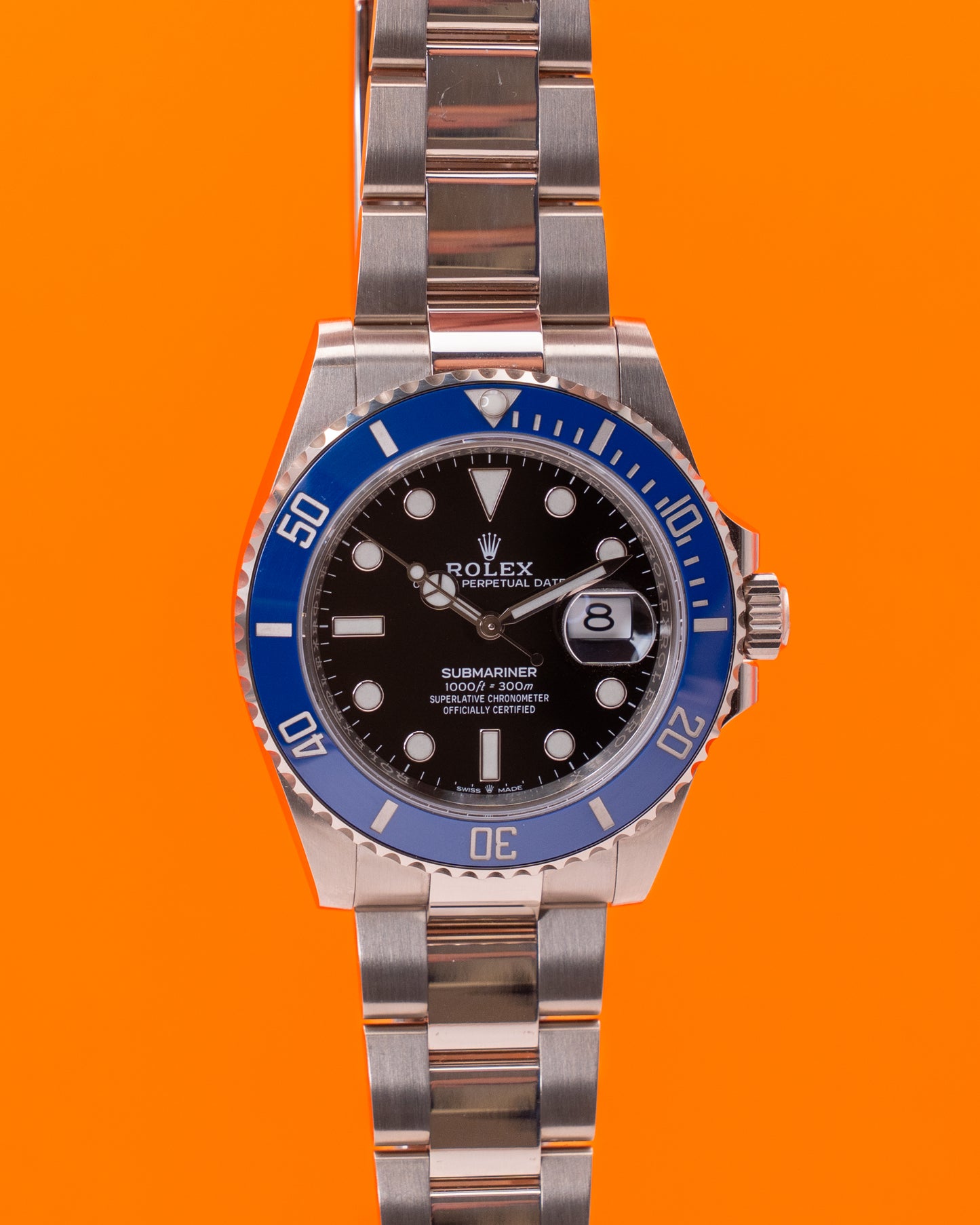 Rolex Submariner Date 41mm 126619LB Cookie Monster White Gold Blue Bezel 2023