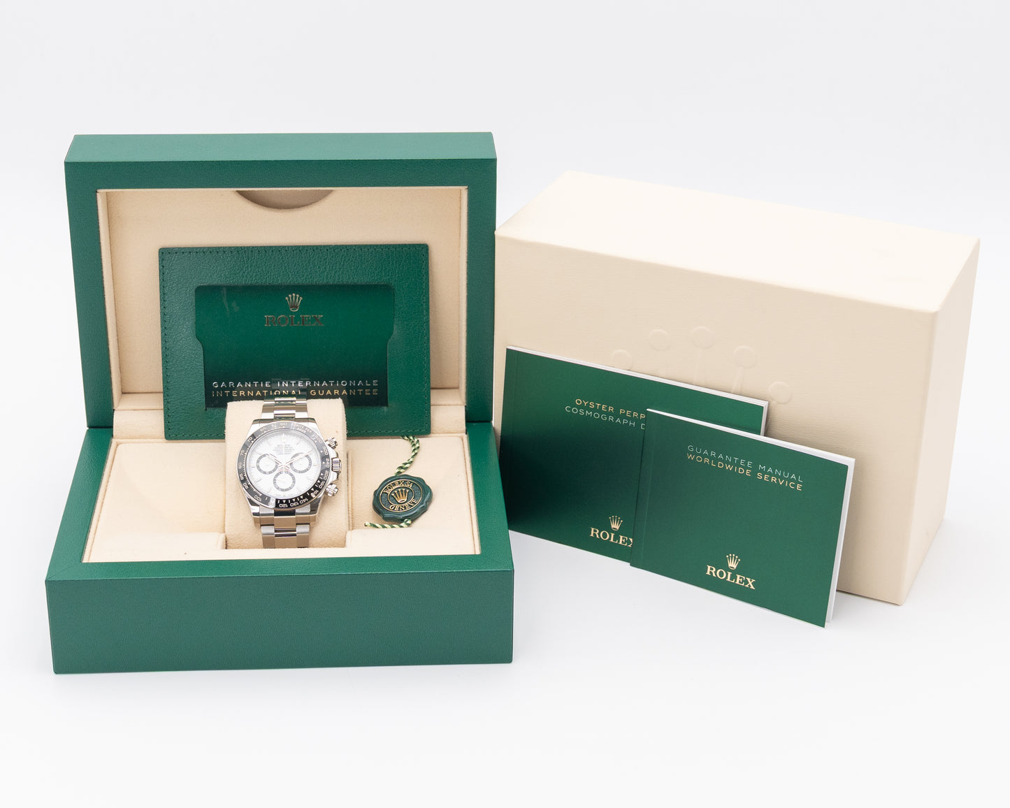 Rolex Daytona 40mm 126500LN White Dial Panda 2024