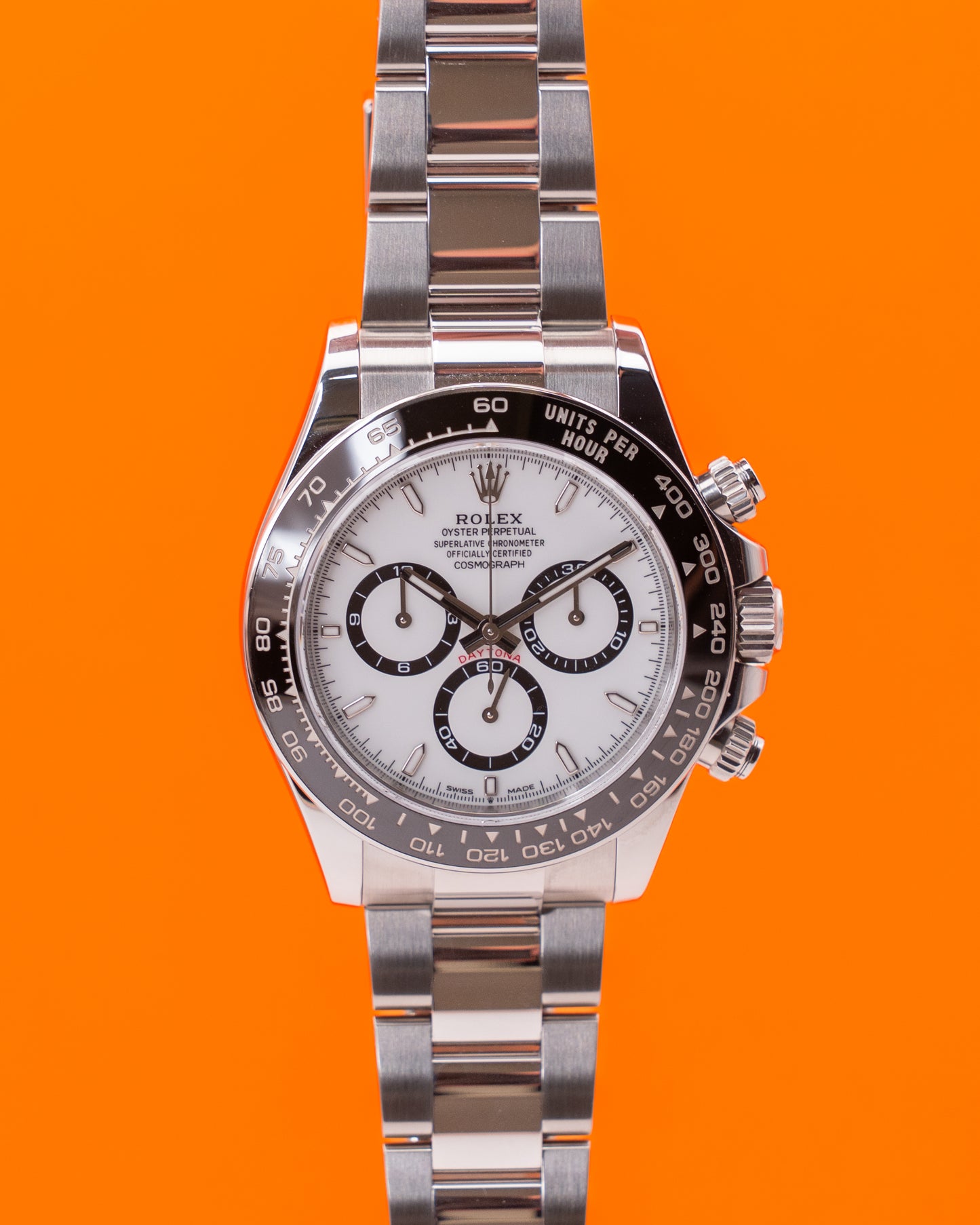 Rolex Daytona 40mm 126500LN White Dial Panda 2024