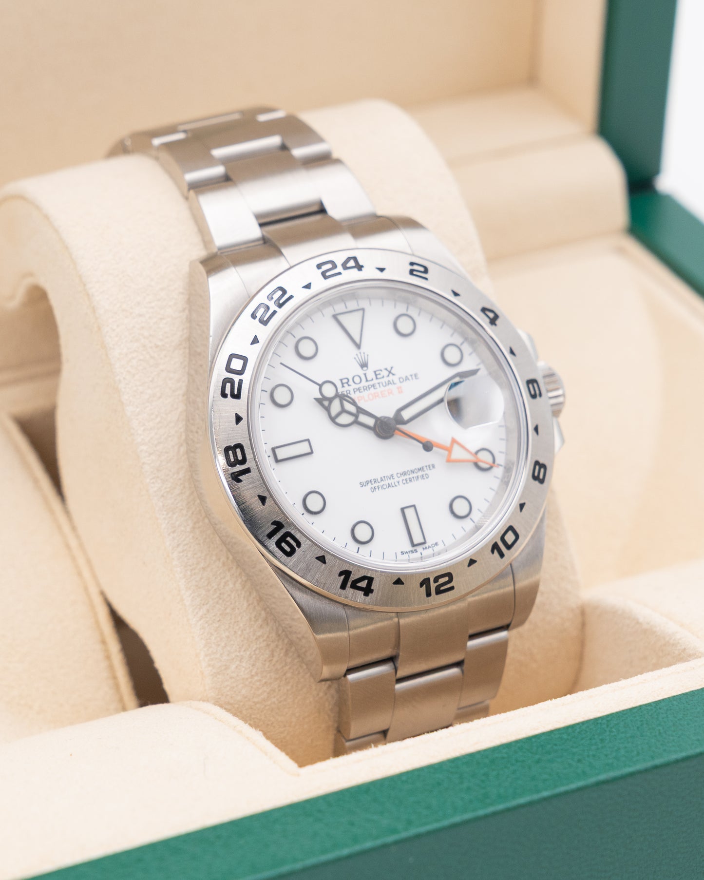 Rolex Explorer II 42mm 216570 White Dial 2018