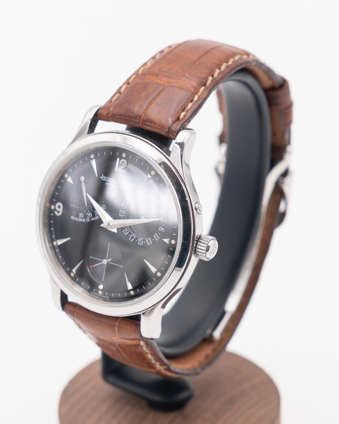 Jaeger LeCoultre Master Control 37mm 140.8.93.S Black Dial