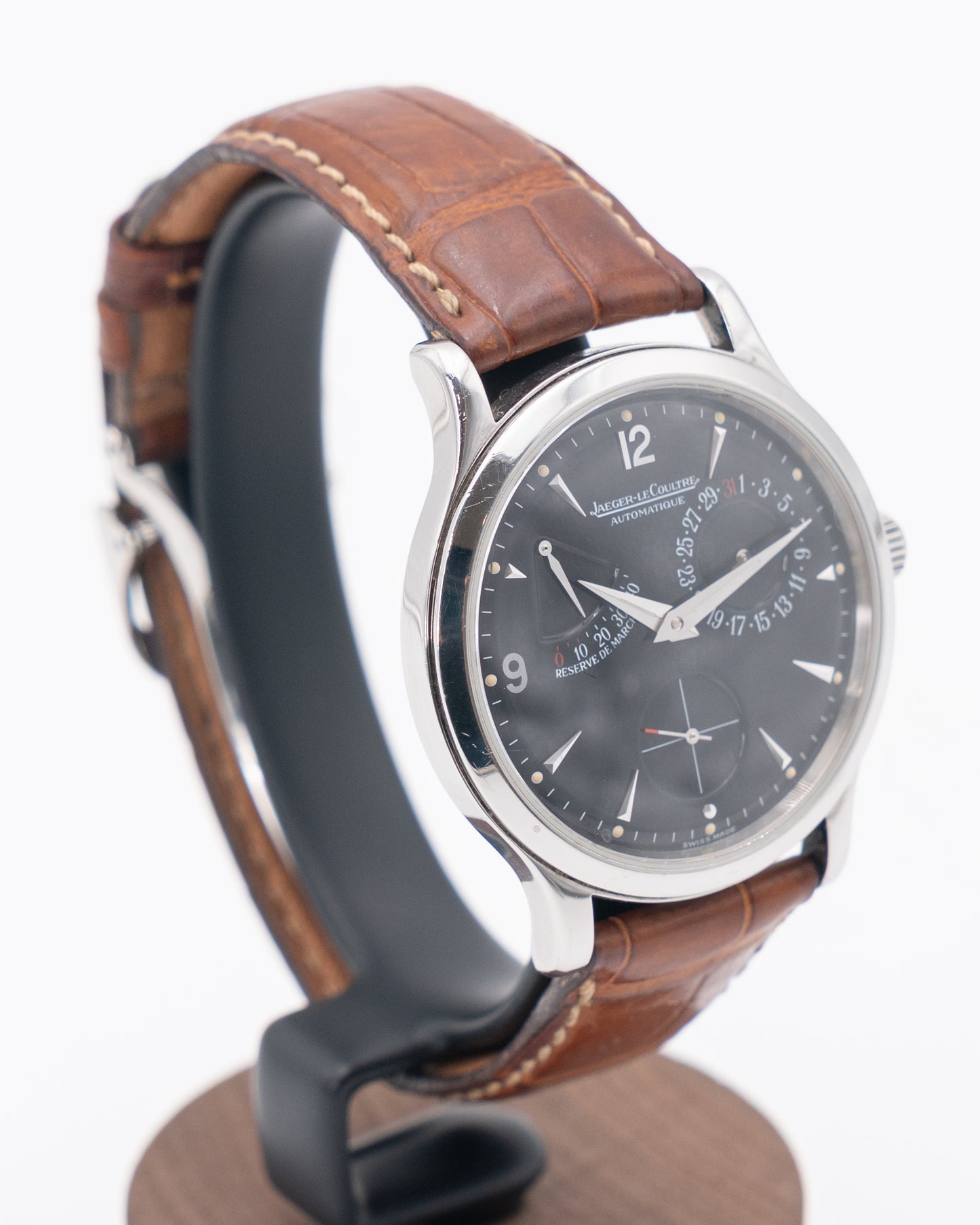 Jaeger LeCoultre Master Control 37mm 140.8.93.S Black Dial